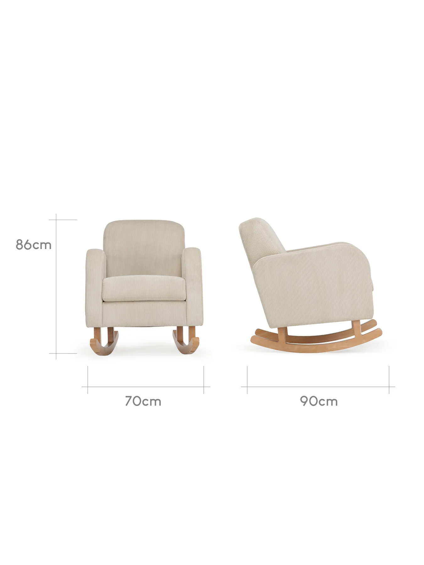 Etta Nursing Chair Sand - Image 4