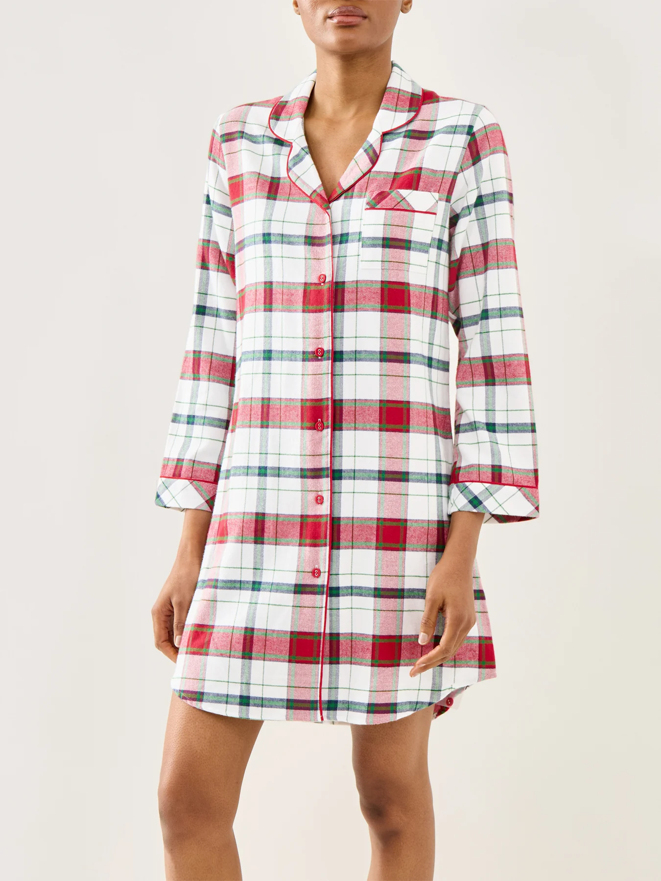 Brushed Cotton Nightshirt - Image 2