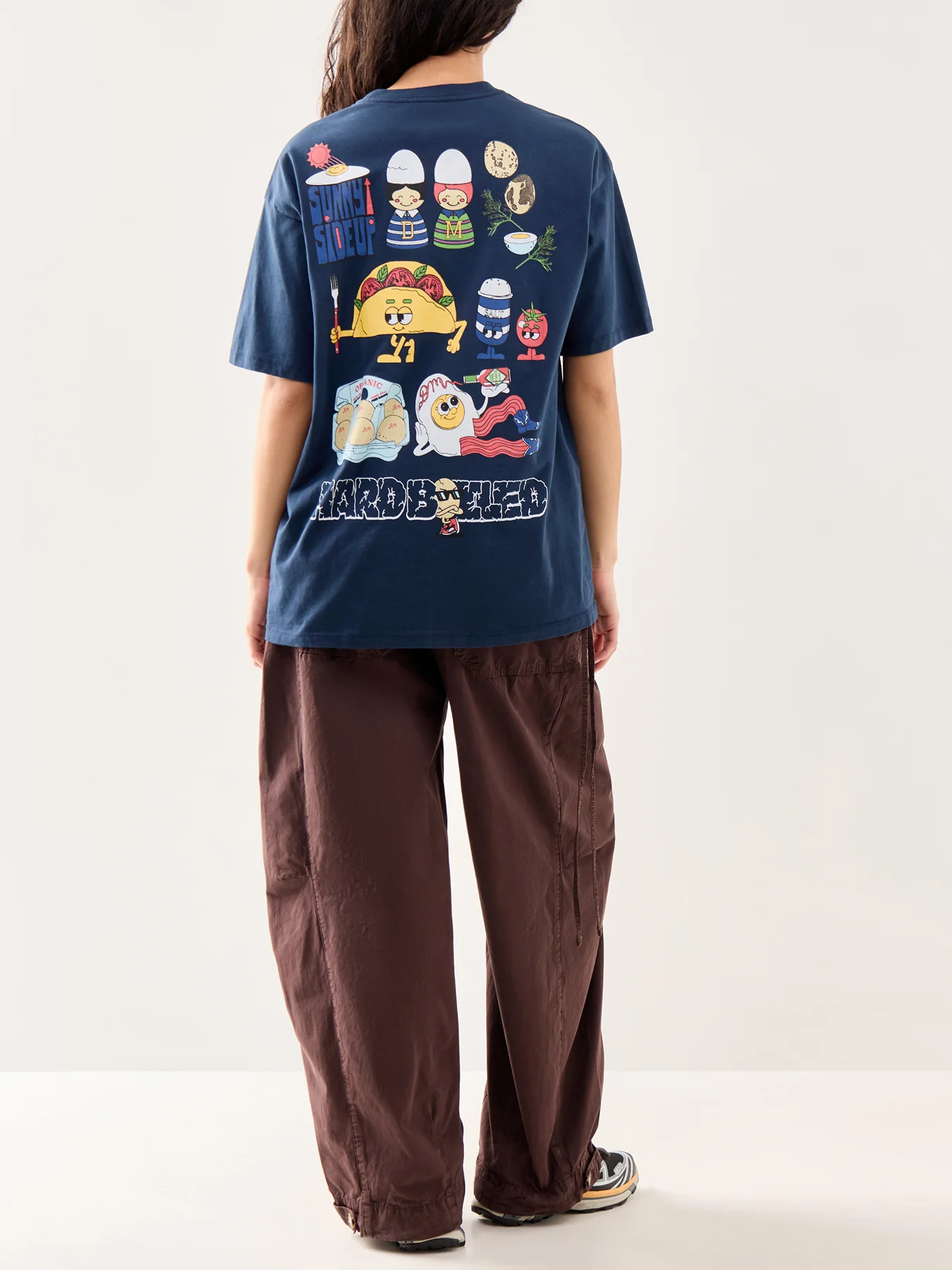 All Day Breakfast T-Shirt Navy - Image 5