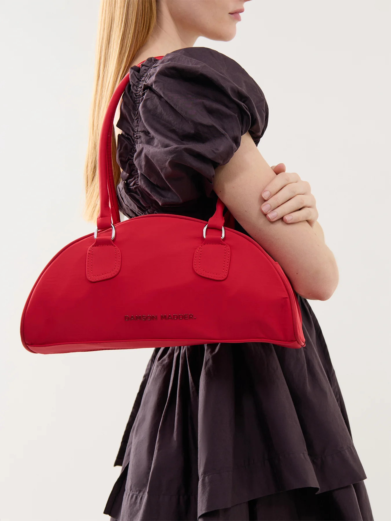 Berta Bowler Bag Red - Image 2