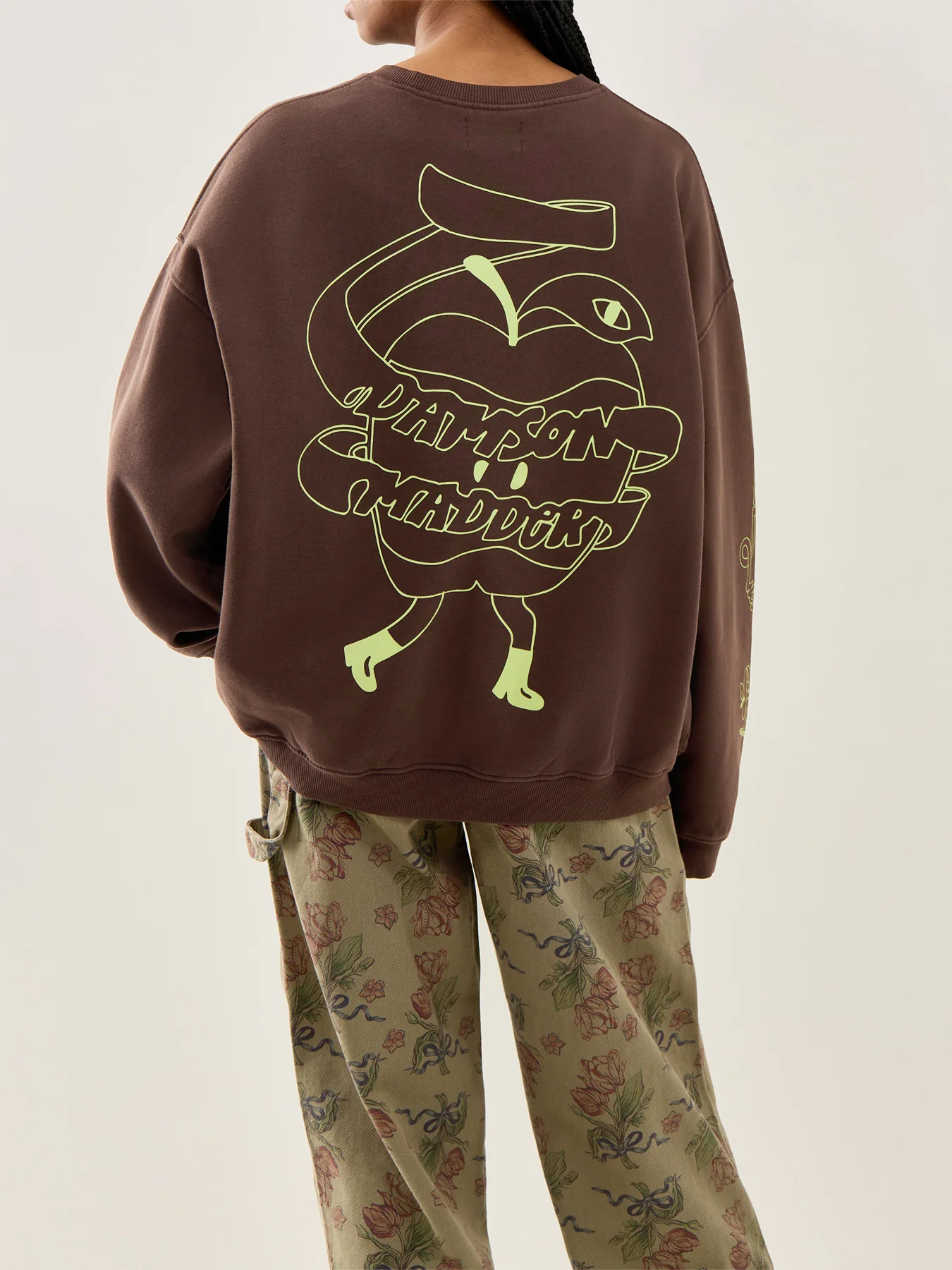 Cafe Pronto Sweatshirt Brown - Image 5
