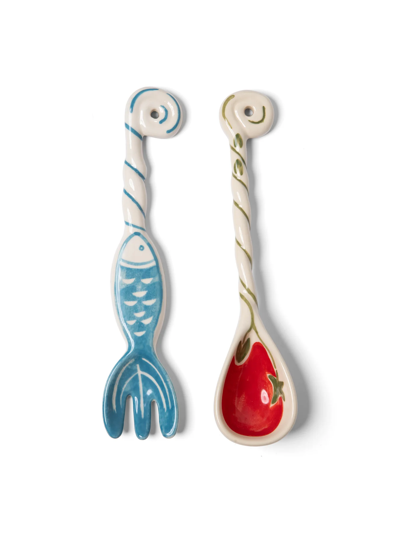 Ceramic Salad Servers - Image 2