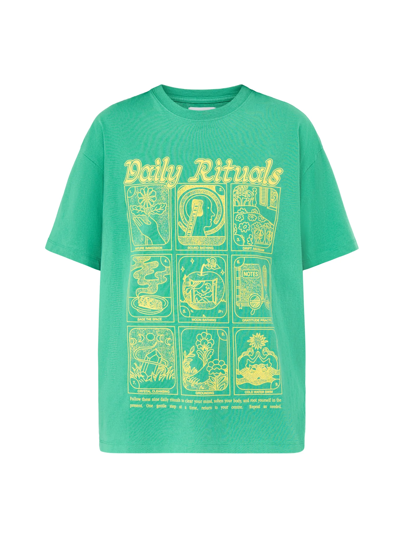 Daily Rituals Graphic T-Shirt Green