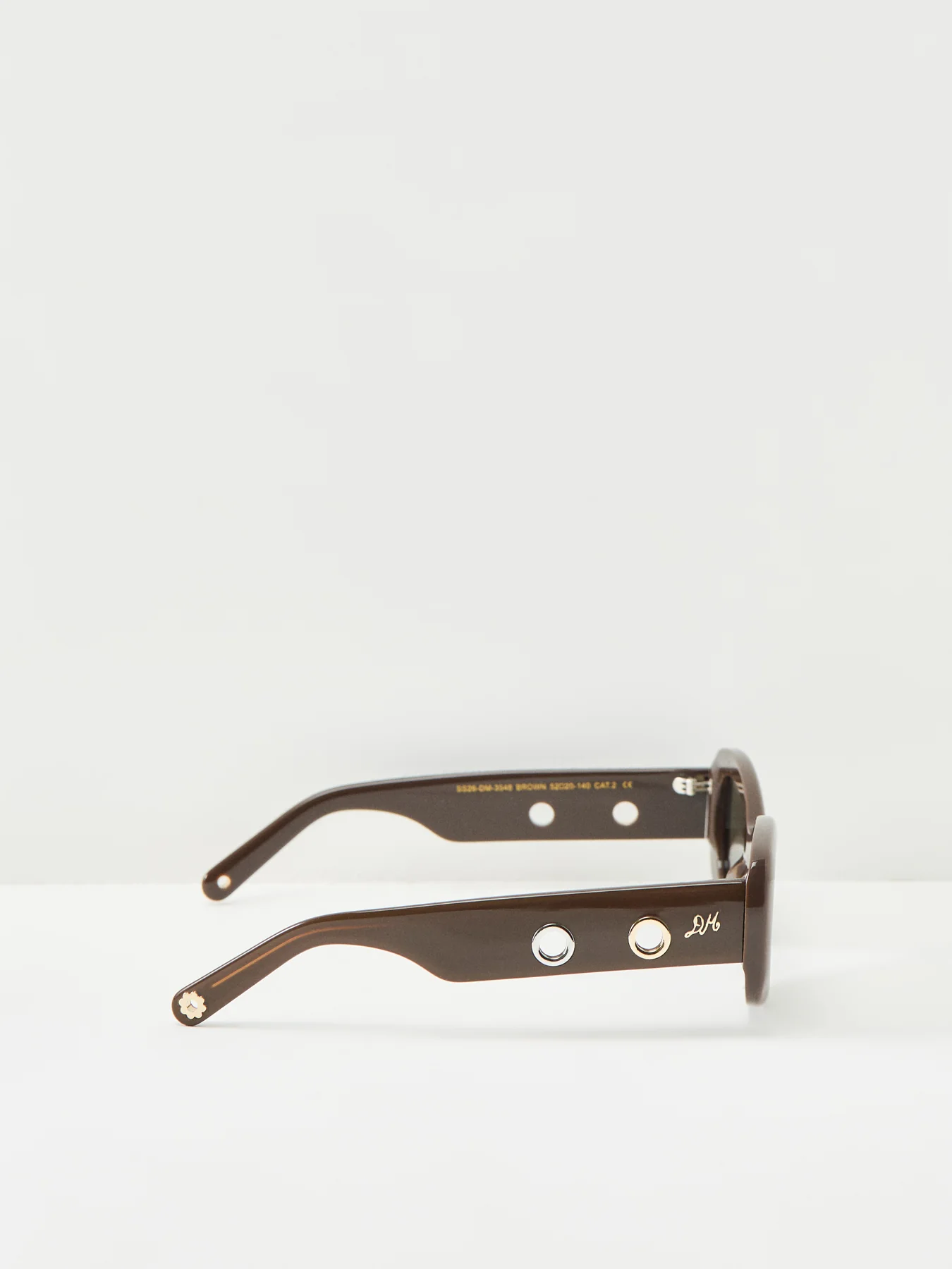 Eyelet Sunglasses Chocolate - Image 2