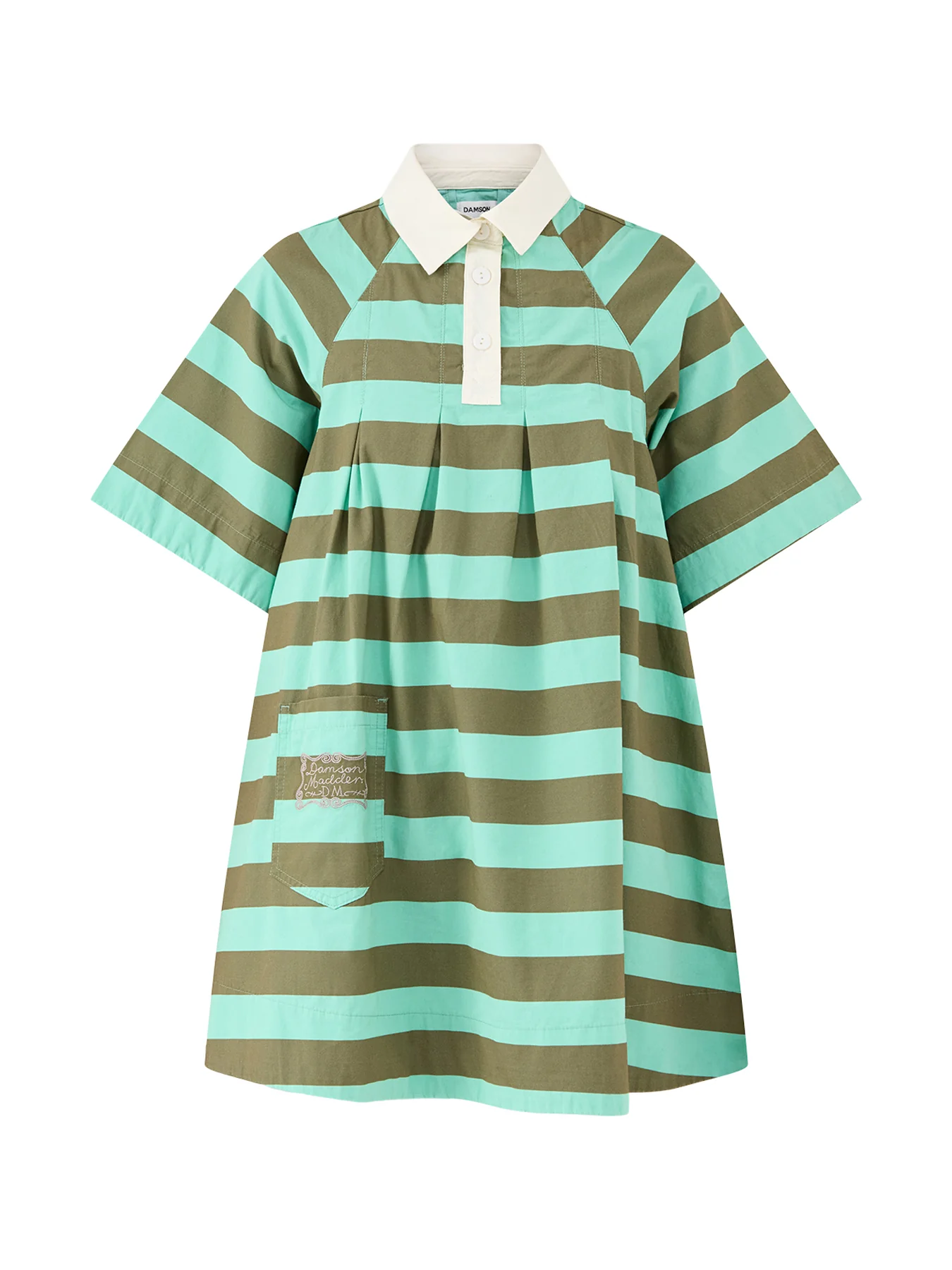 Maggie Mini Polo Dress Green