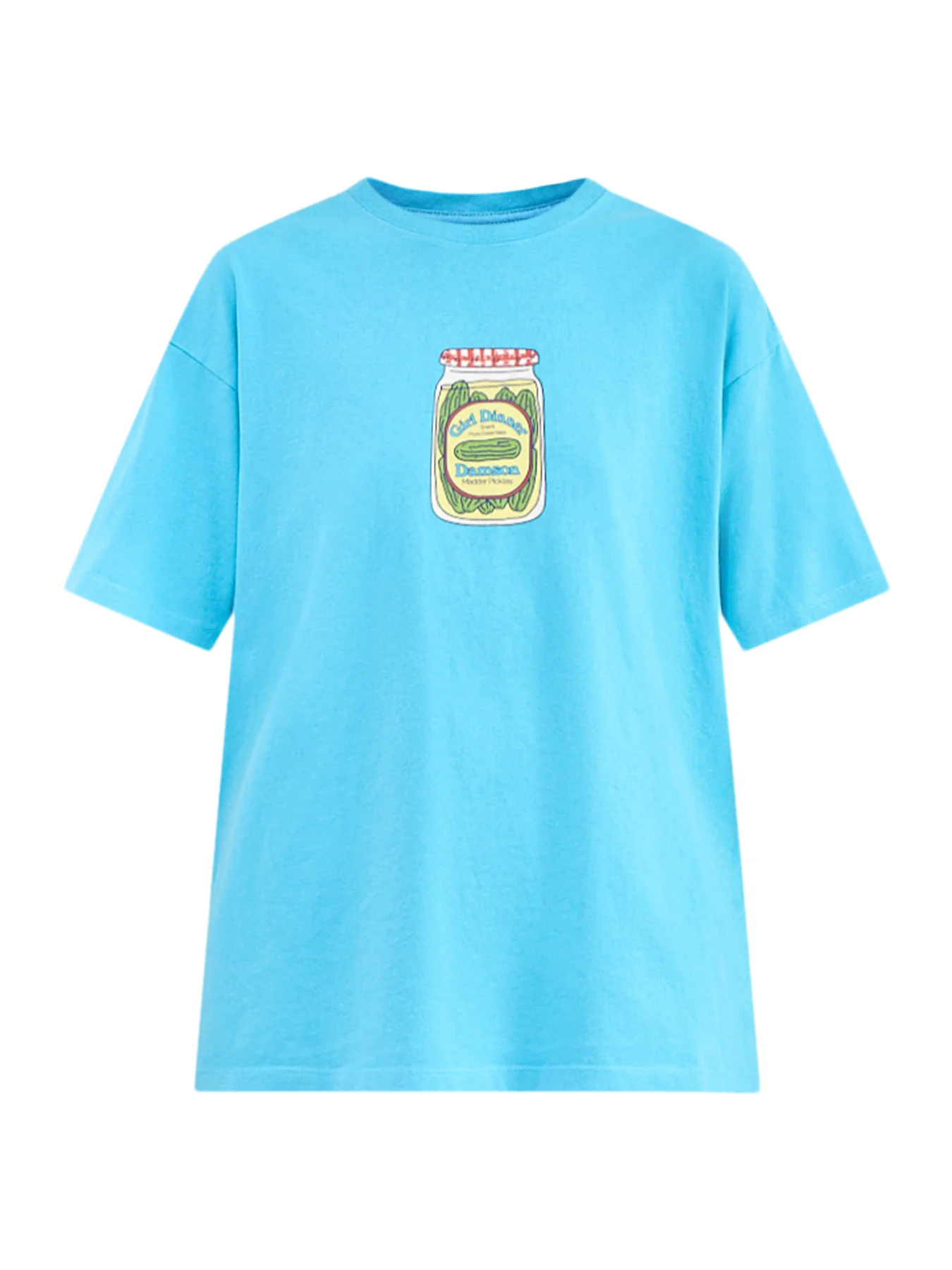 Snack Plate Graphic T-Shirt Blue