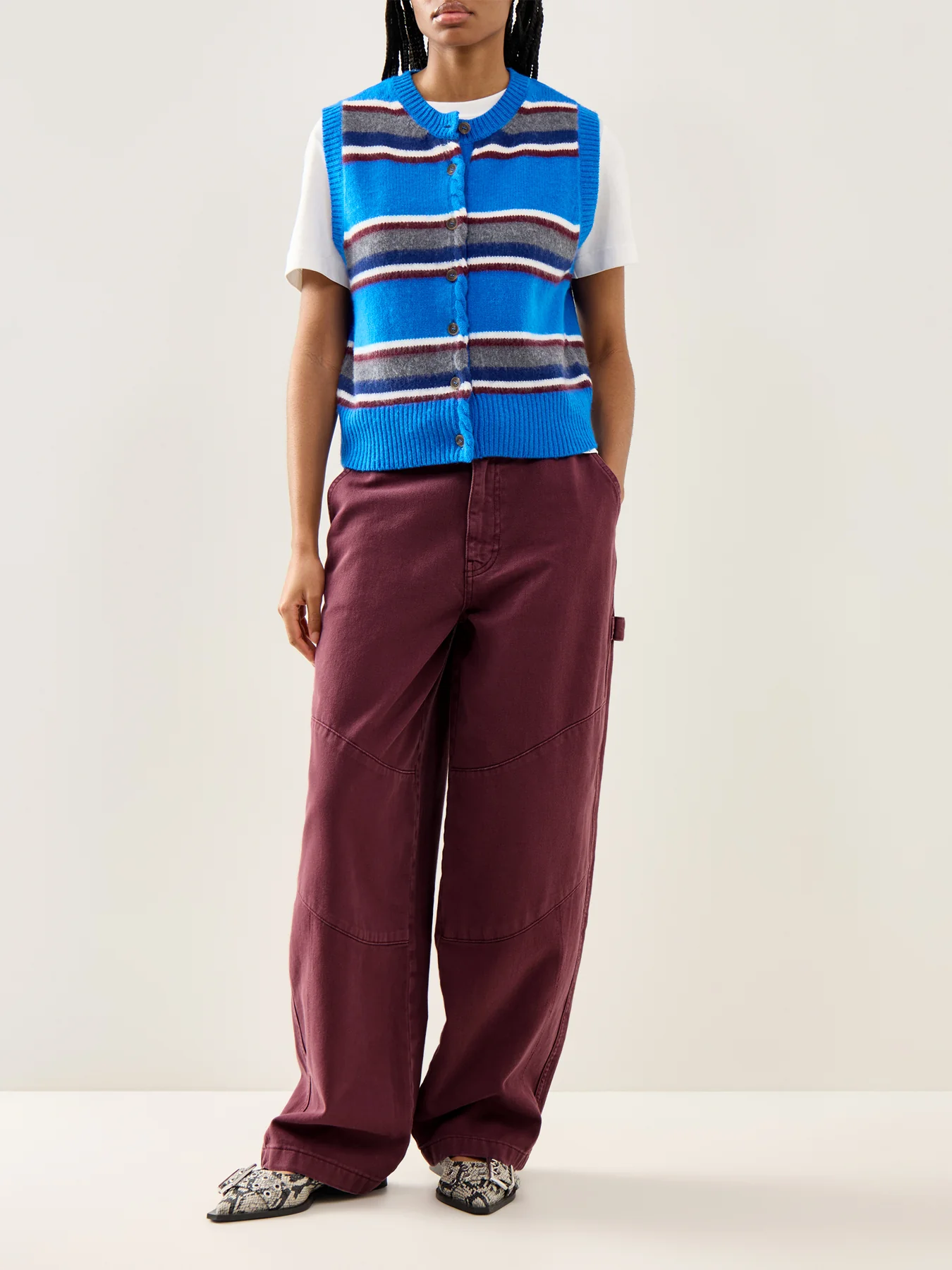 Sofie Vest Blue - Image 2