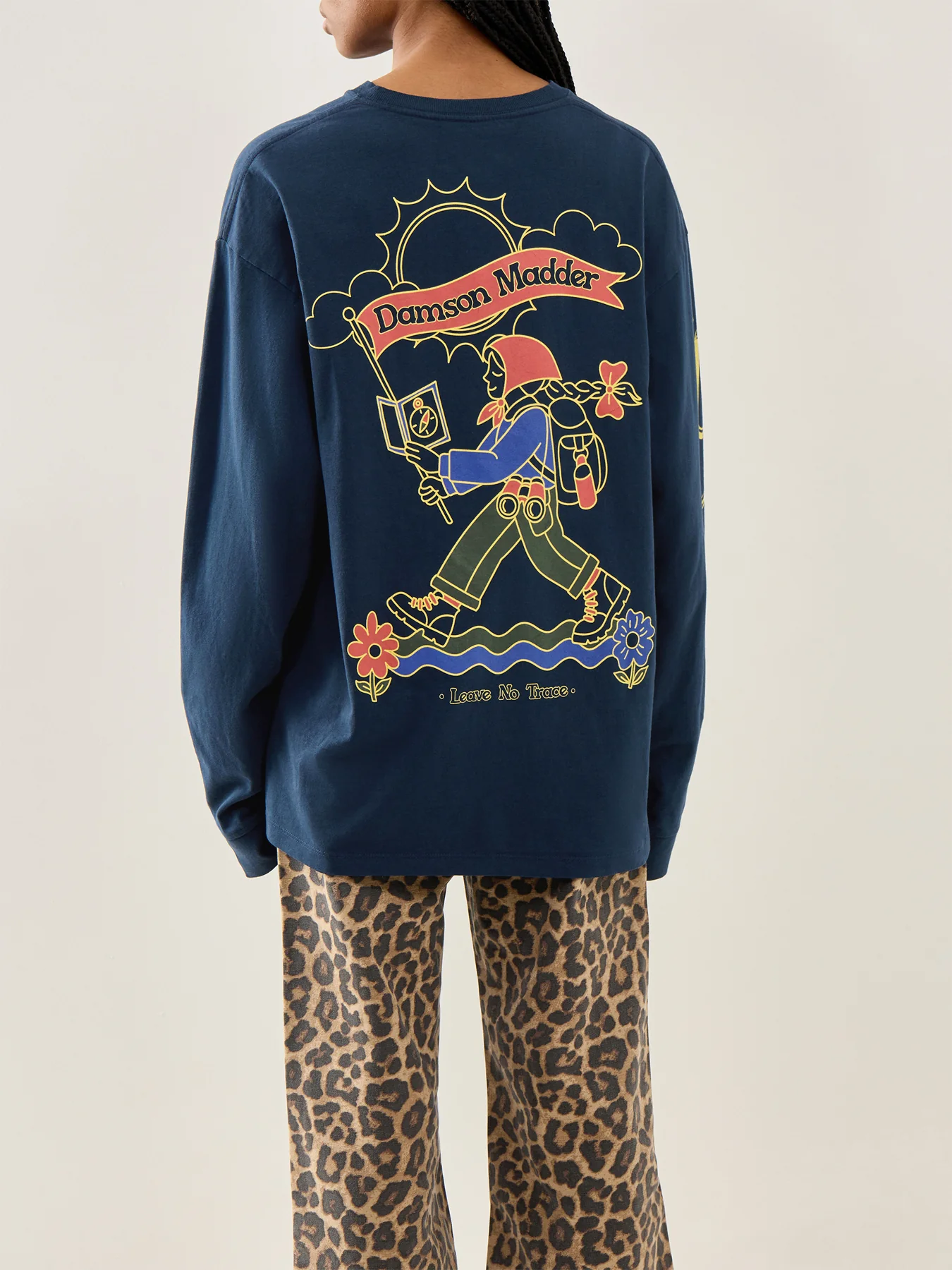 The Rambler Long Sleeve T-Shirt Navy - Image 5