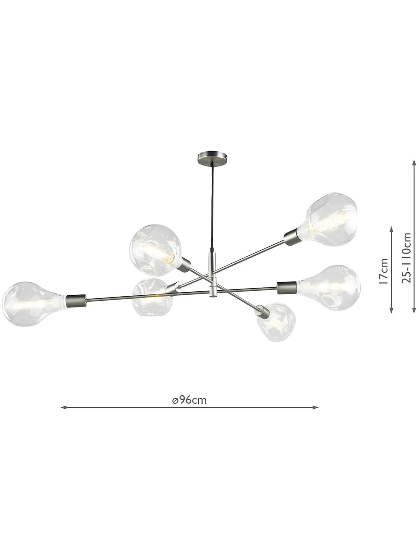 Alana 6 Light Pendant - Image 4