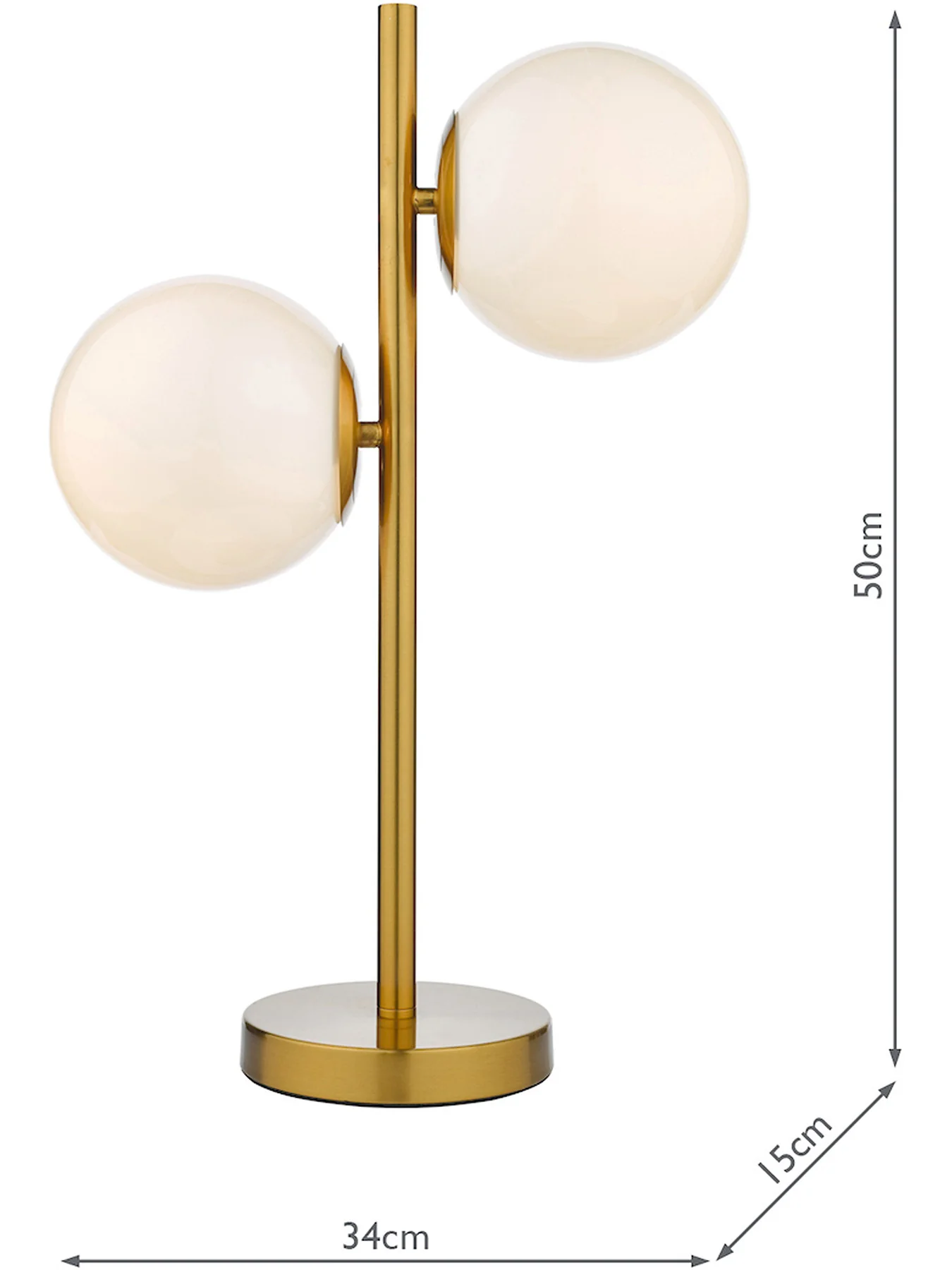 Bombazine 2 Light Table Lamp - Image 4