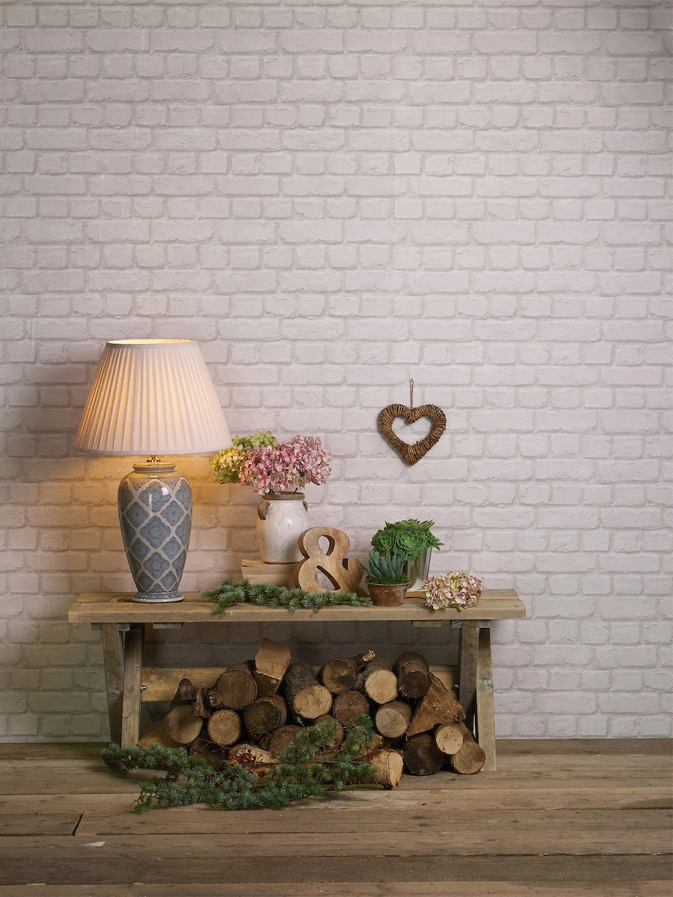 Ely Table Lamp Blue Base - Image 6