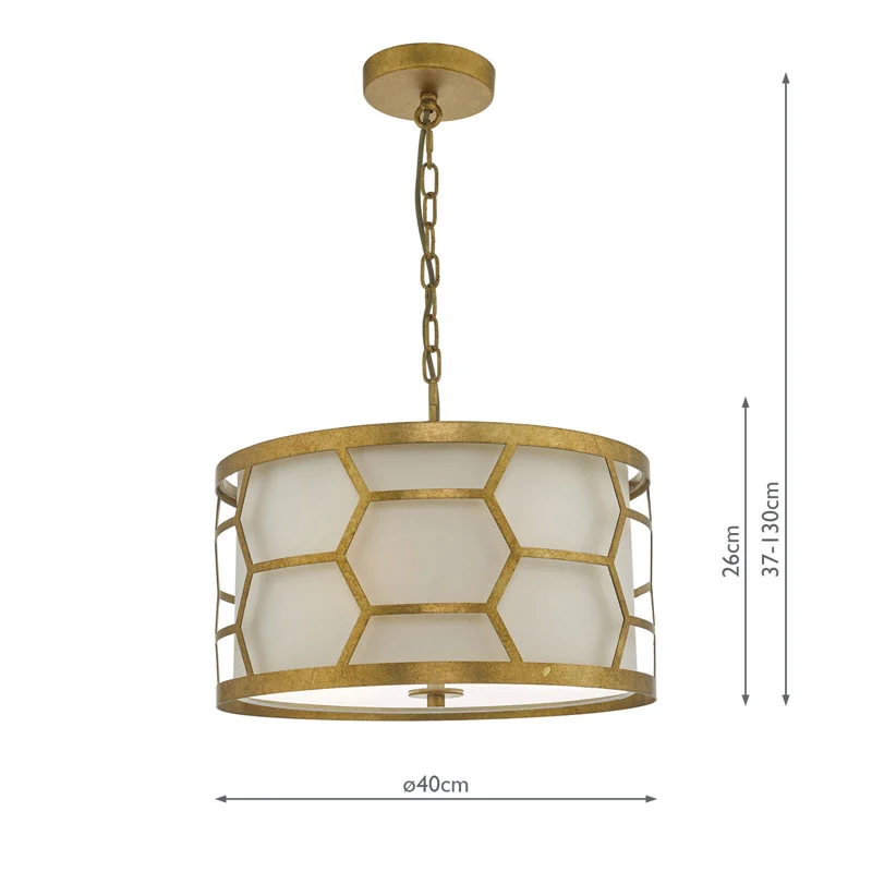 Epstein 3 Light Pendant - Image 3