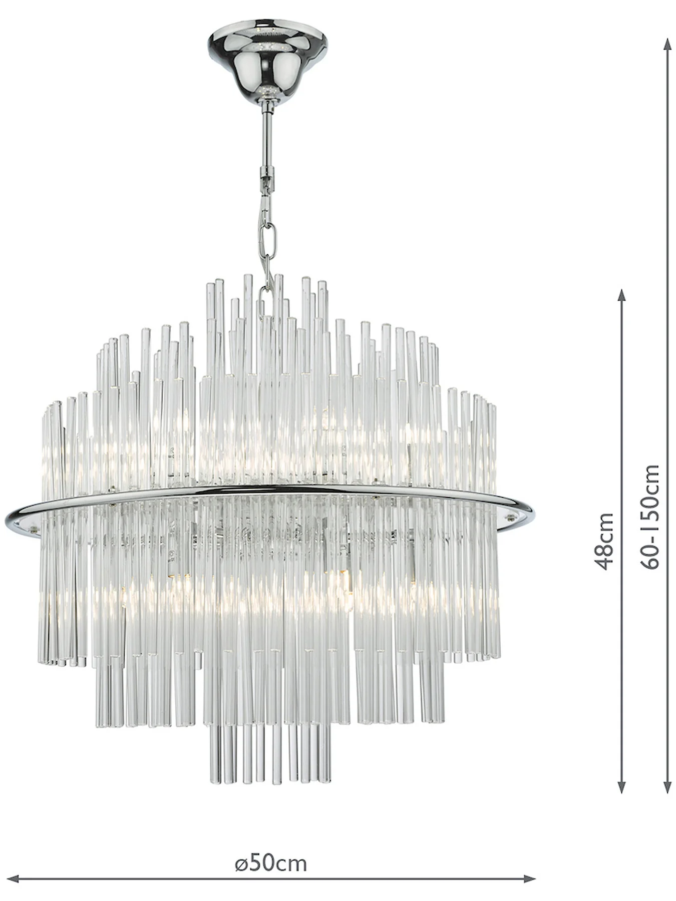 Lukas 13 Light Pendant - Image 3