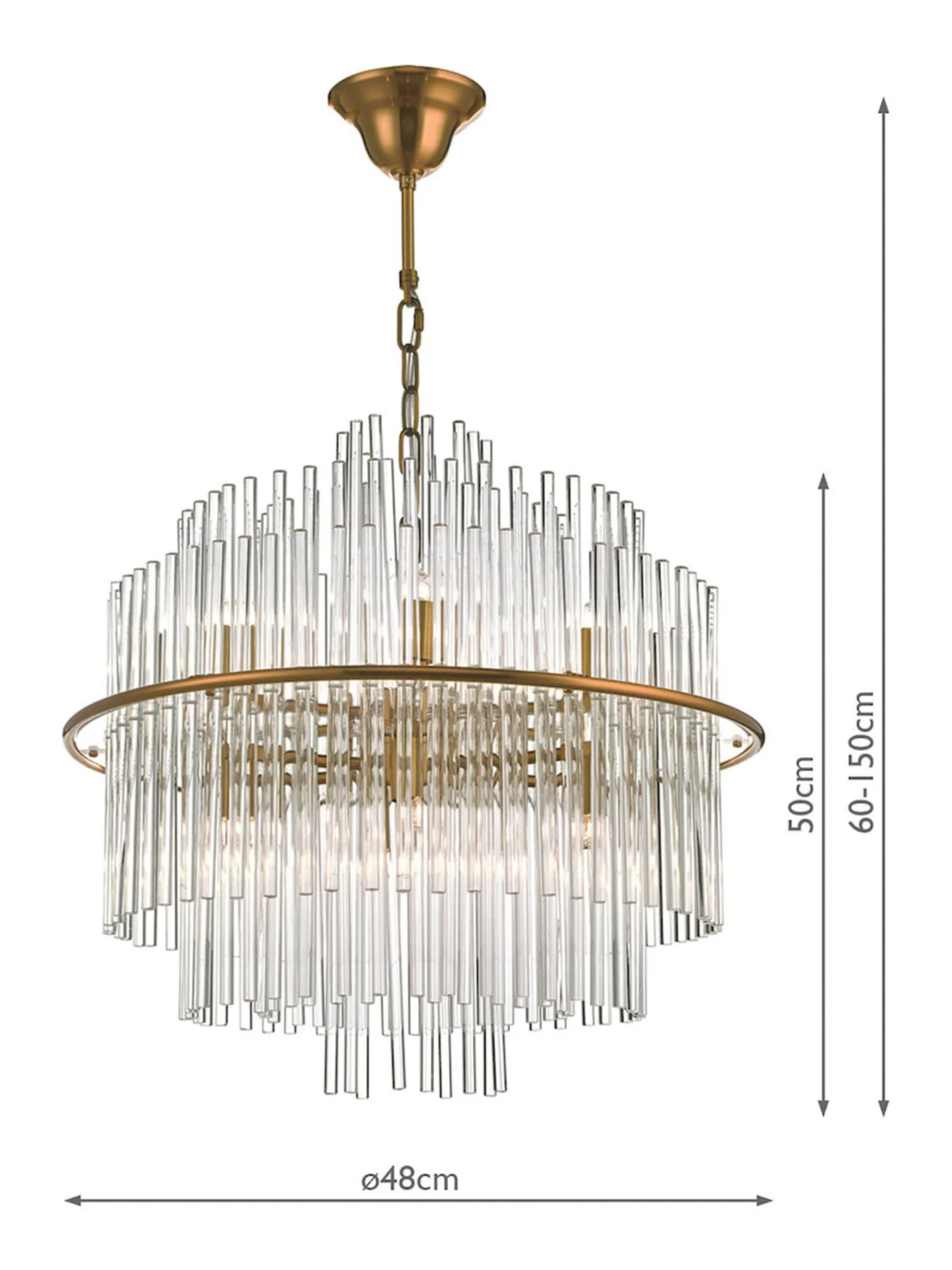 Lukas 13 Light Pendant - Image 2
