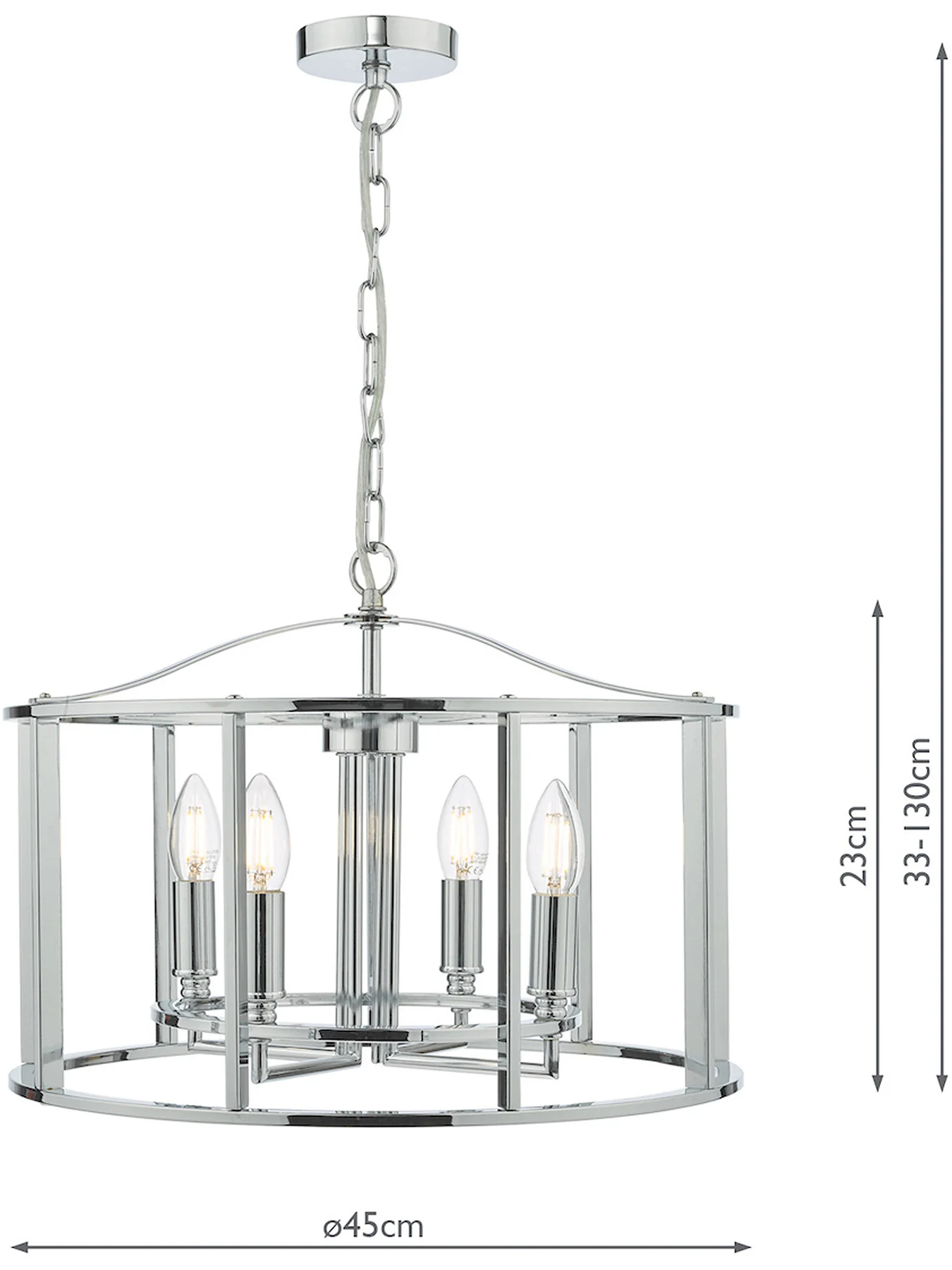 Myka 4 Light Pendant - Image 2