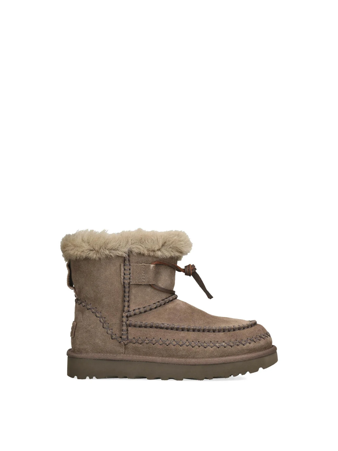 Womens Classic Mini Alpine Suede Ankle Boots - Image 4
