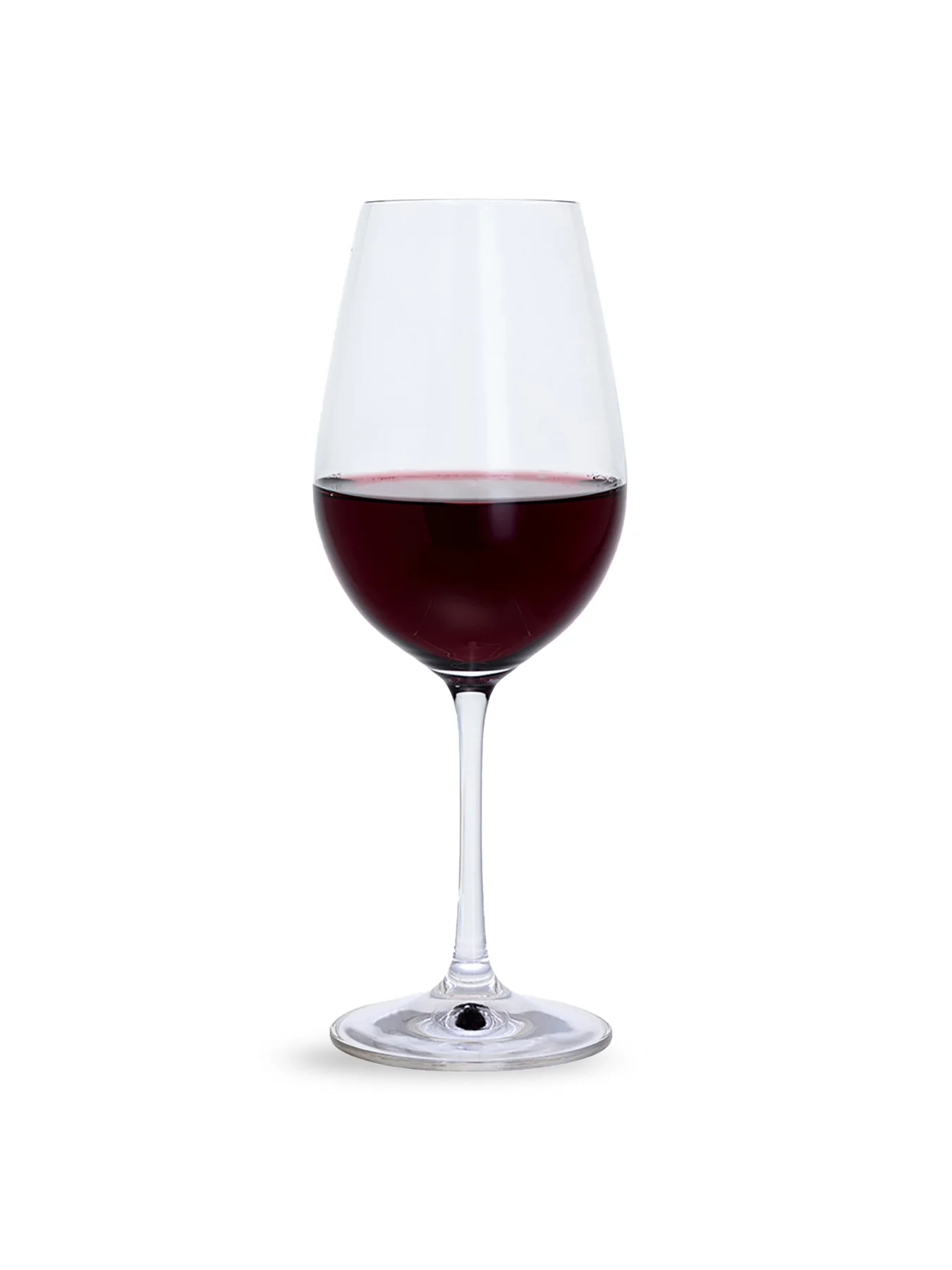 Six Red Wine Glasses