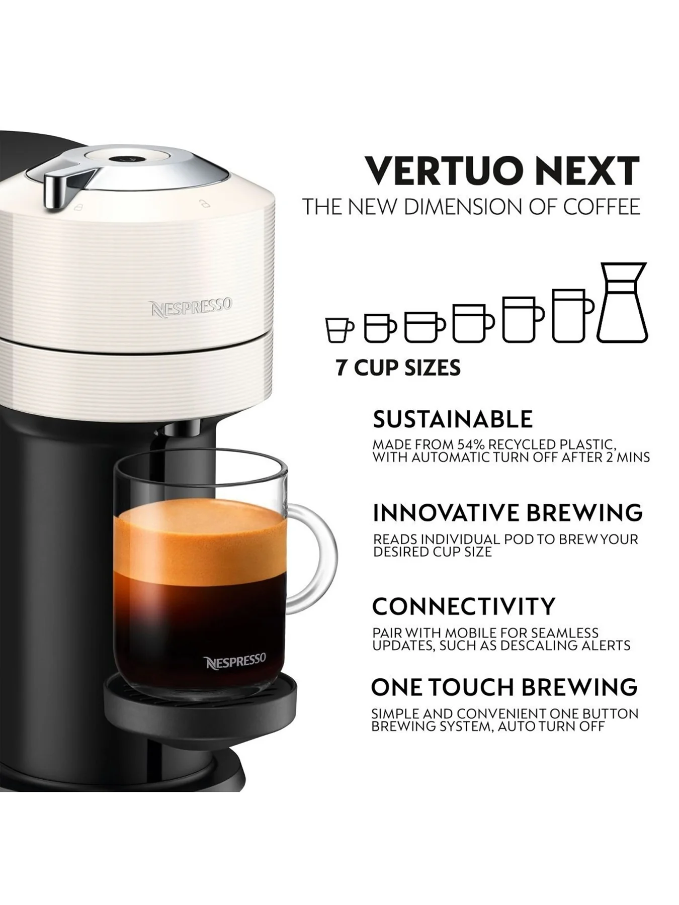Vertuo Next & Milk Coffee Machine - Image 6