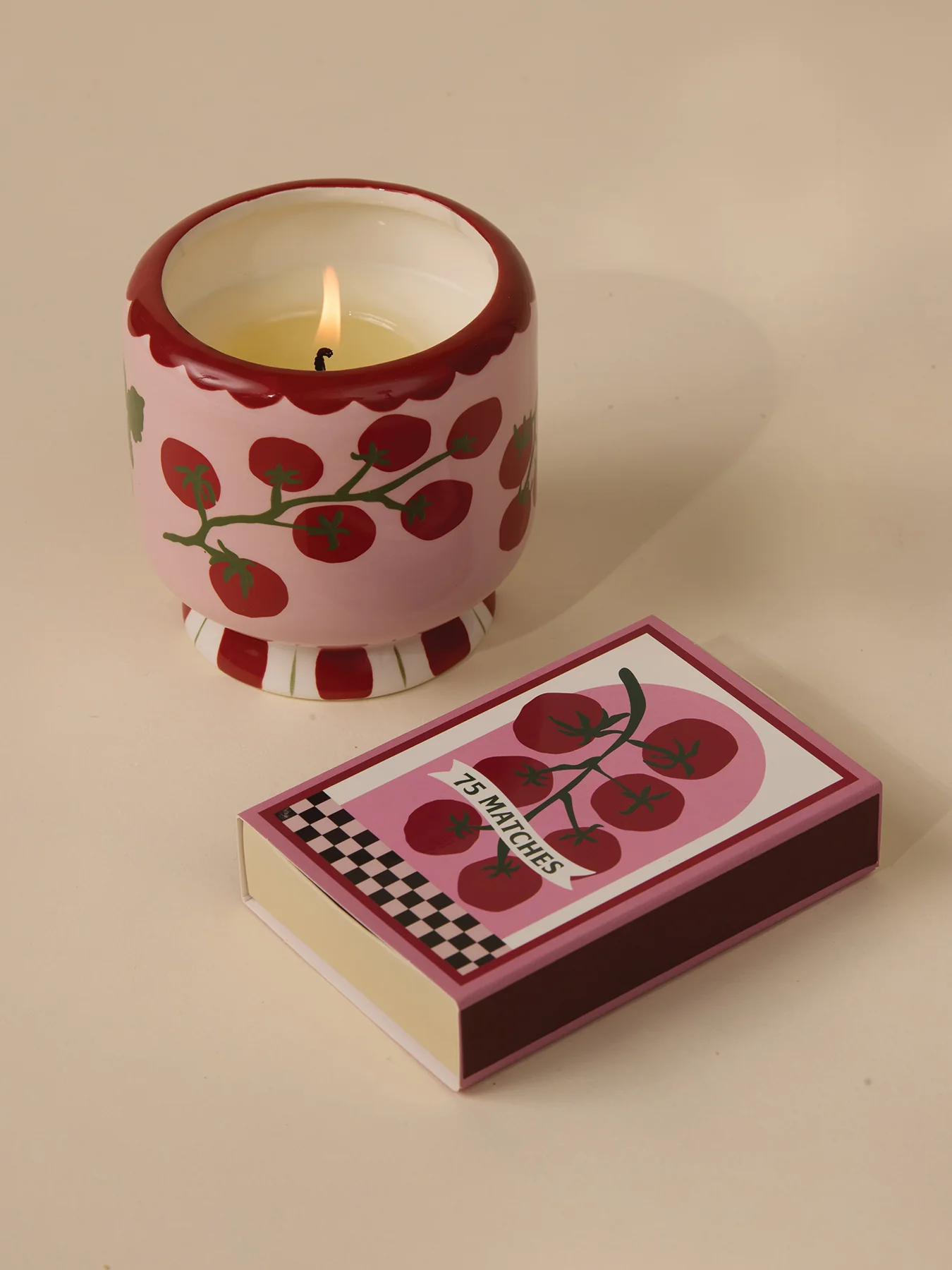 A Dopo Tomato Vine Ceramic Candle 226g - Image 3