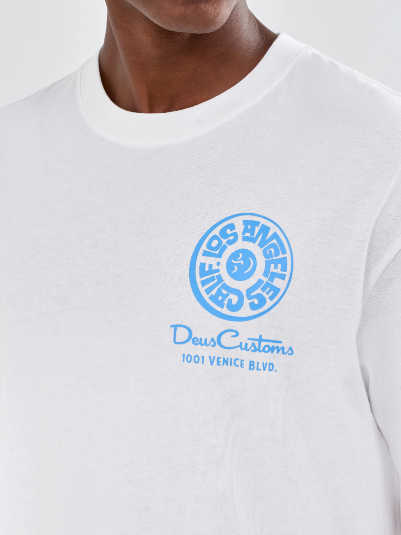 Los Angeles Address T-Shirt White - Image 3