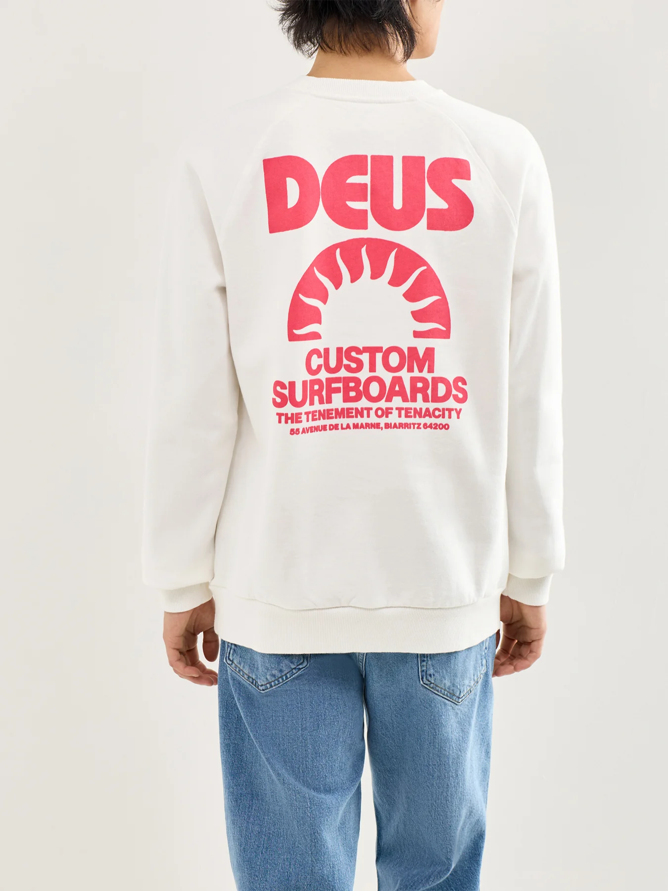 Melodies Crew Sweatshirt White - Image 5