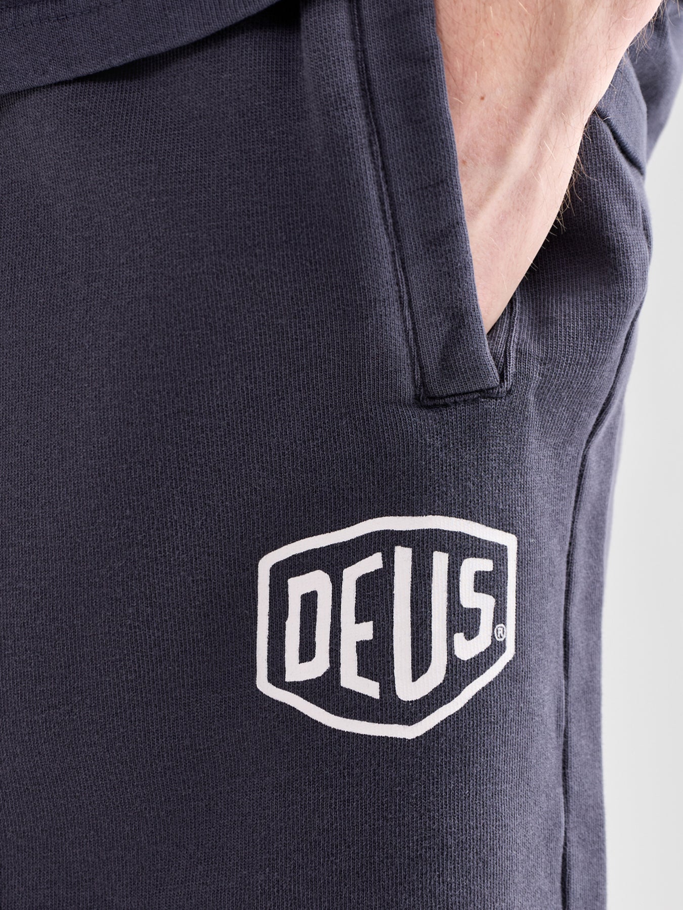 Organic Cotton Track Shorts Black - Image 3