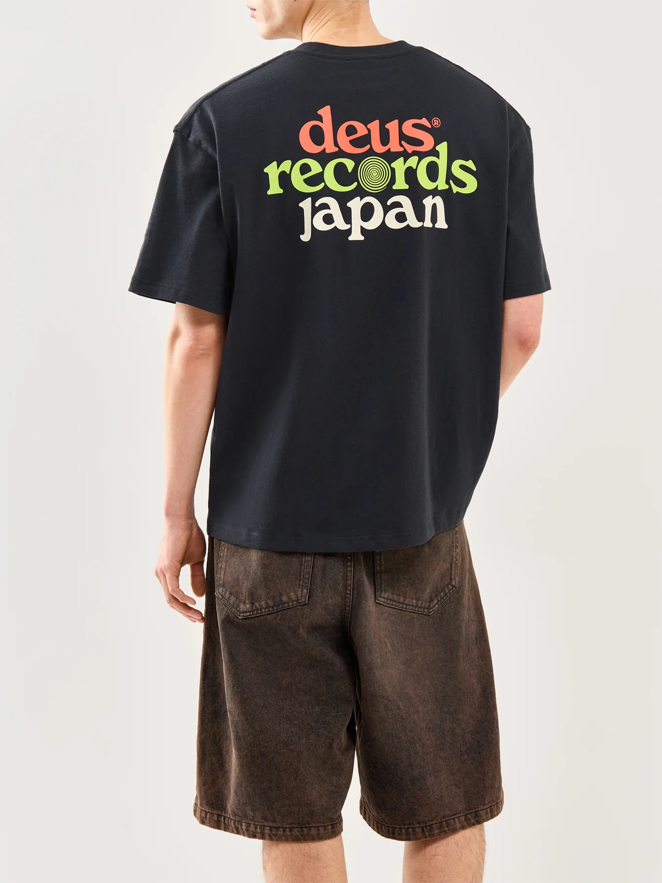 Graphic Recycled Cotton T-Shirt Black - Image 4