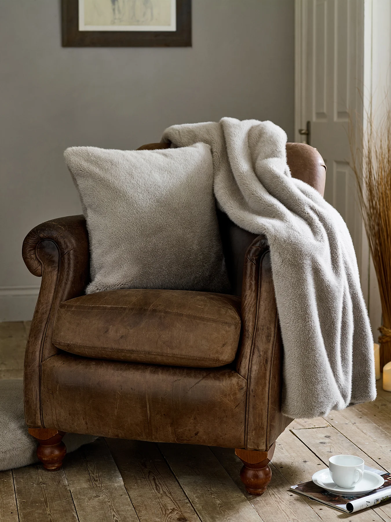 Ashford Cushion Pair 50×50cm No Colour - Image 3