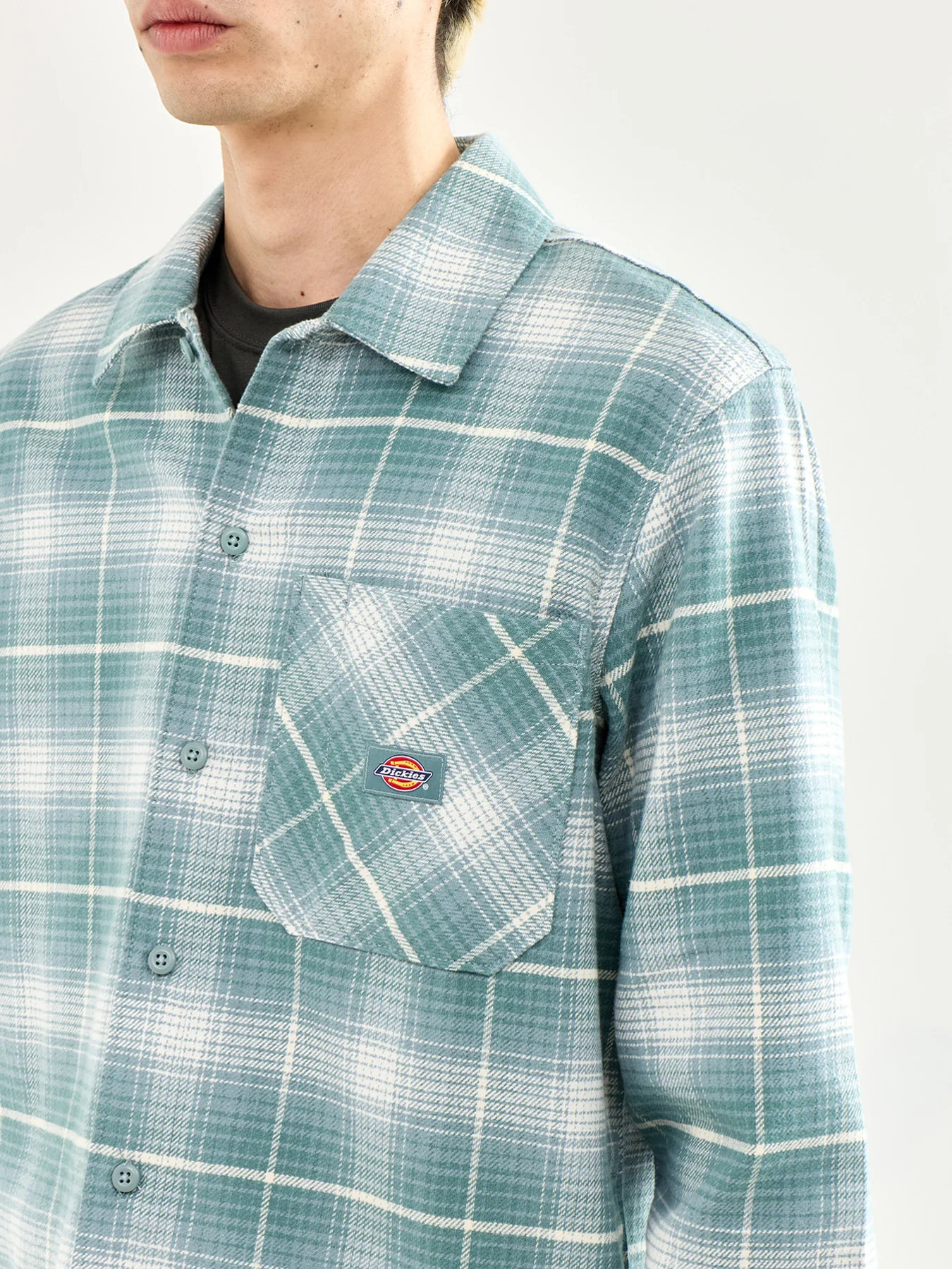 Forest Check Shirt Blue - Image 3