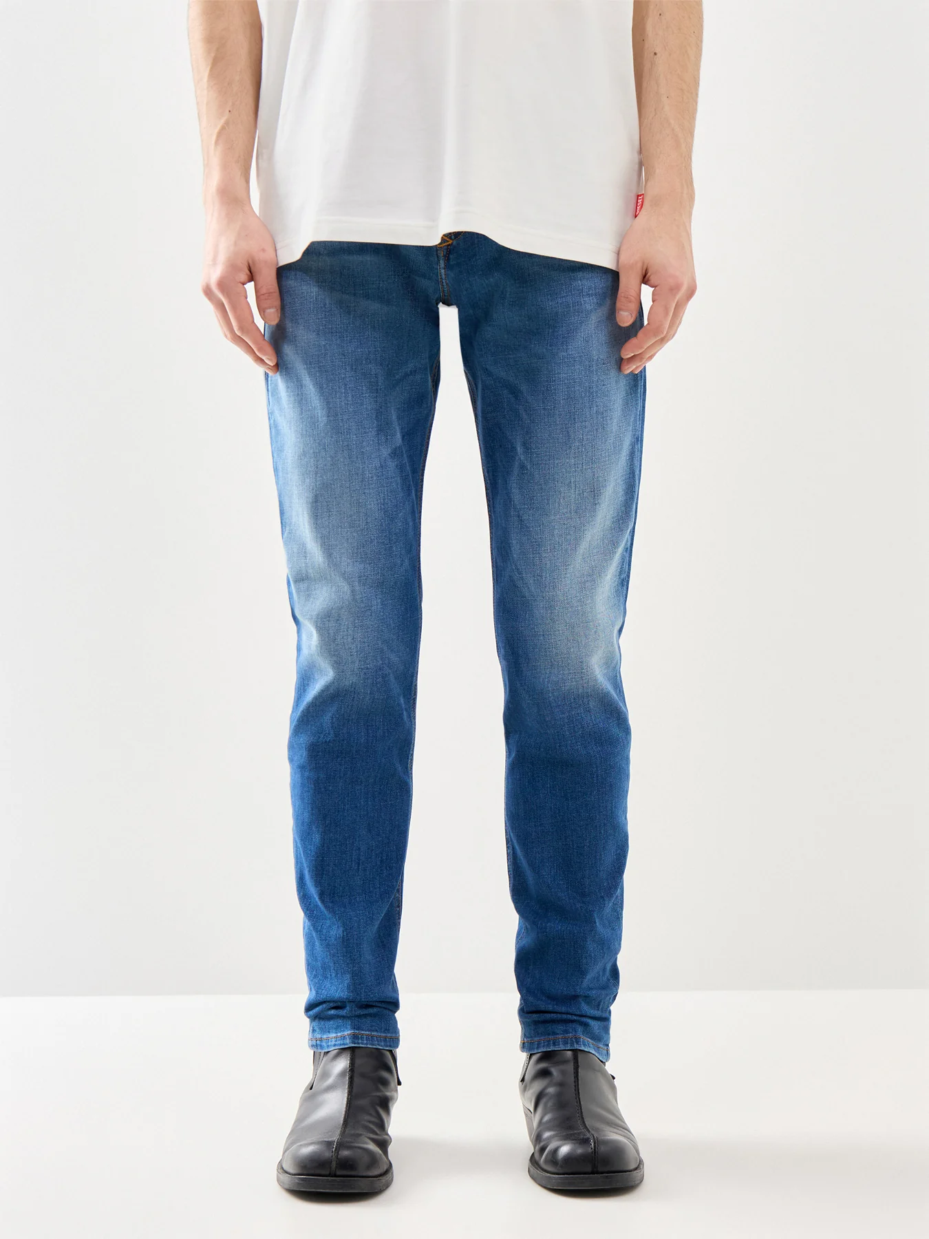 Sleenker Skinny Fit Jeans Blue - Image 4