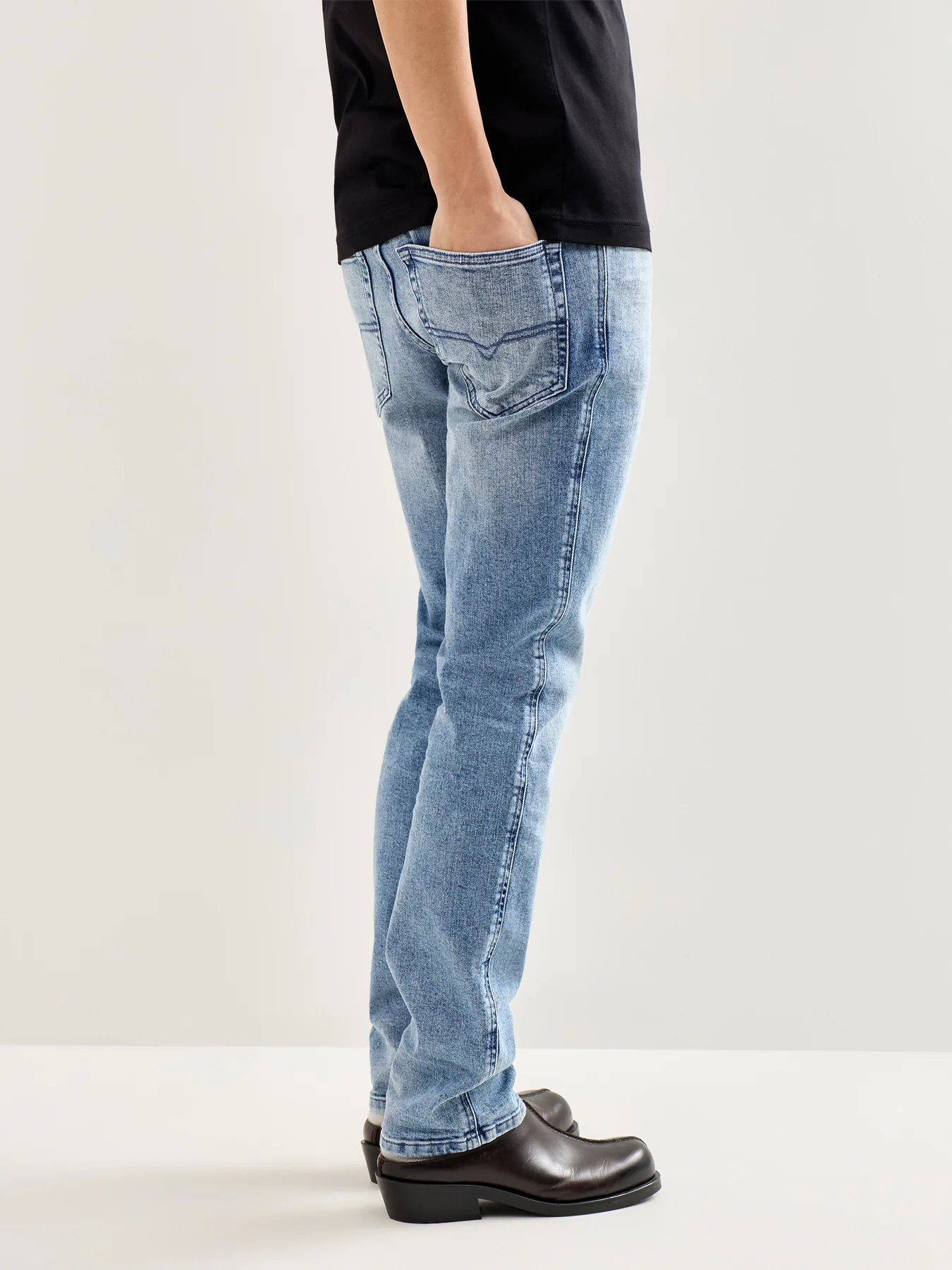 1993 D-Vyl Slim Straight Jeans Blue - Image 5