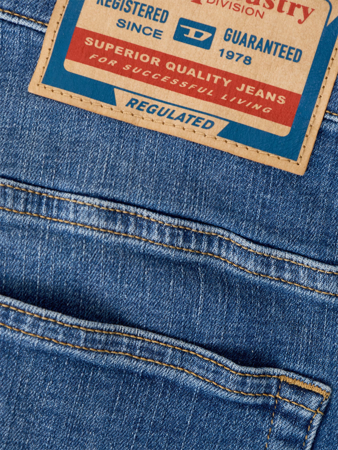 D-Vyl Slim Straight Jeans Blue - Image 3