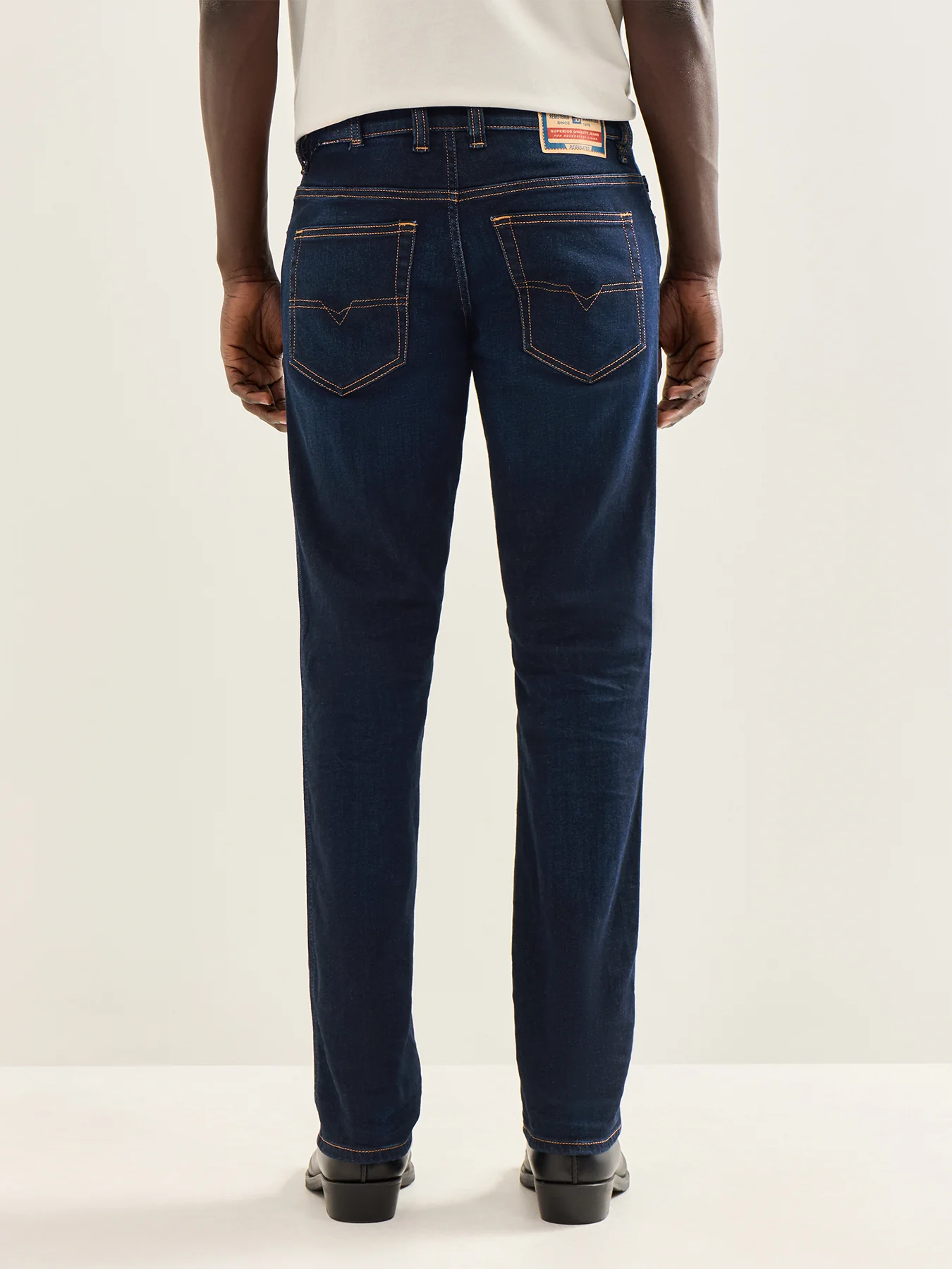1993 D-Vyl Slim Straight Jeans Navy - Image 5