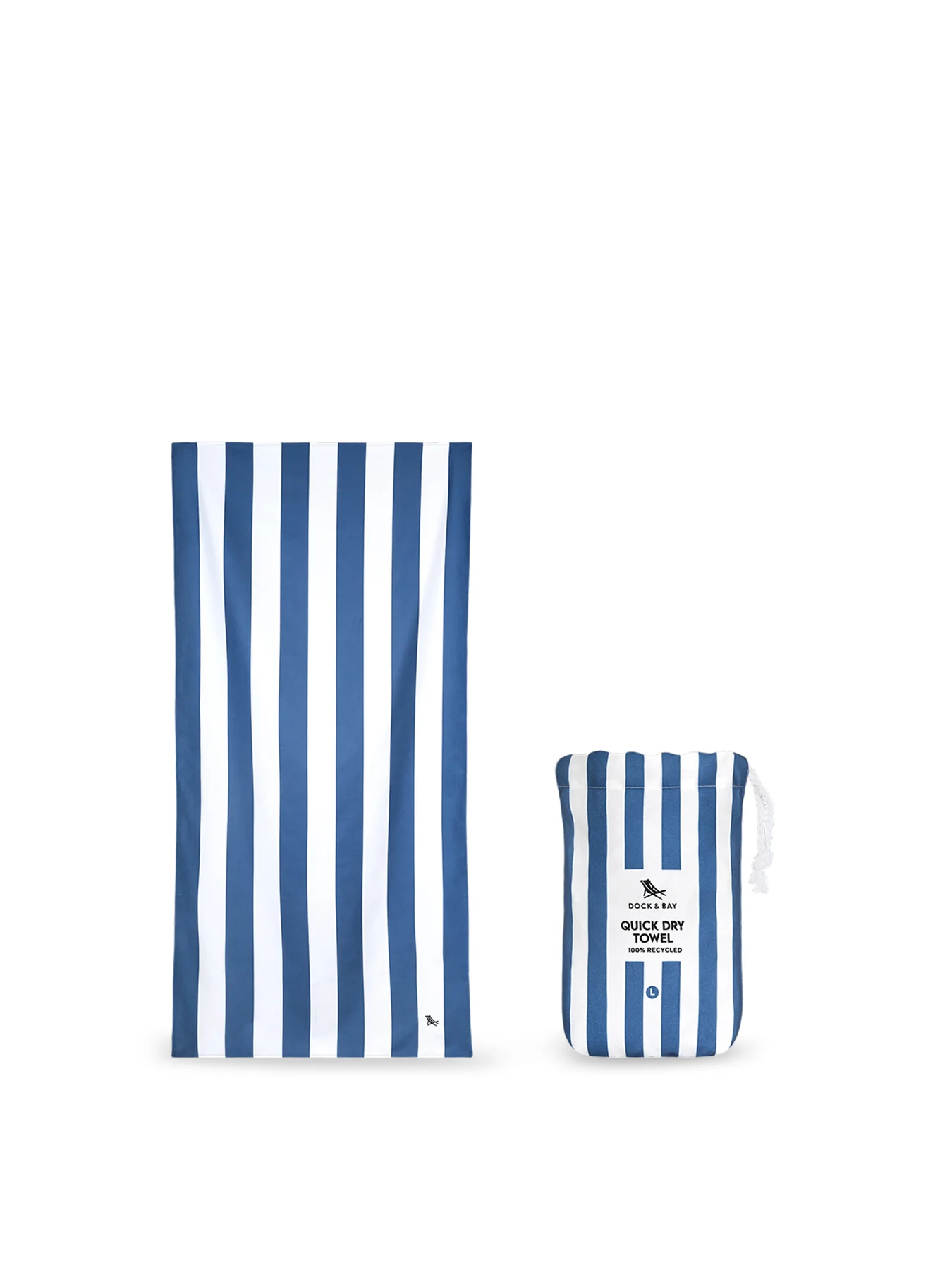Large Beach Towel Blue