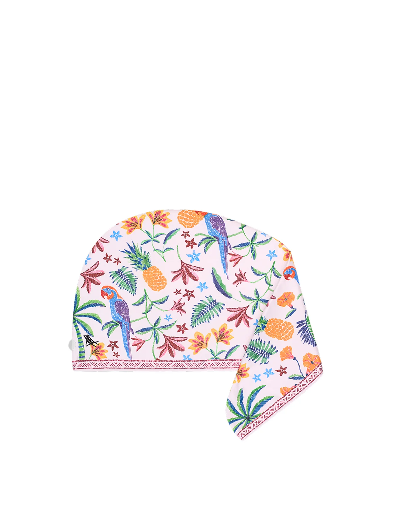 Suede Hair Wrap Pink