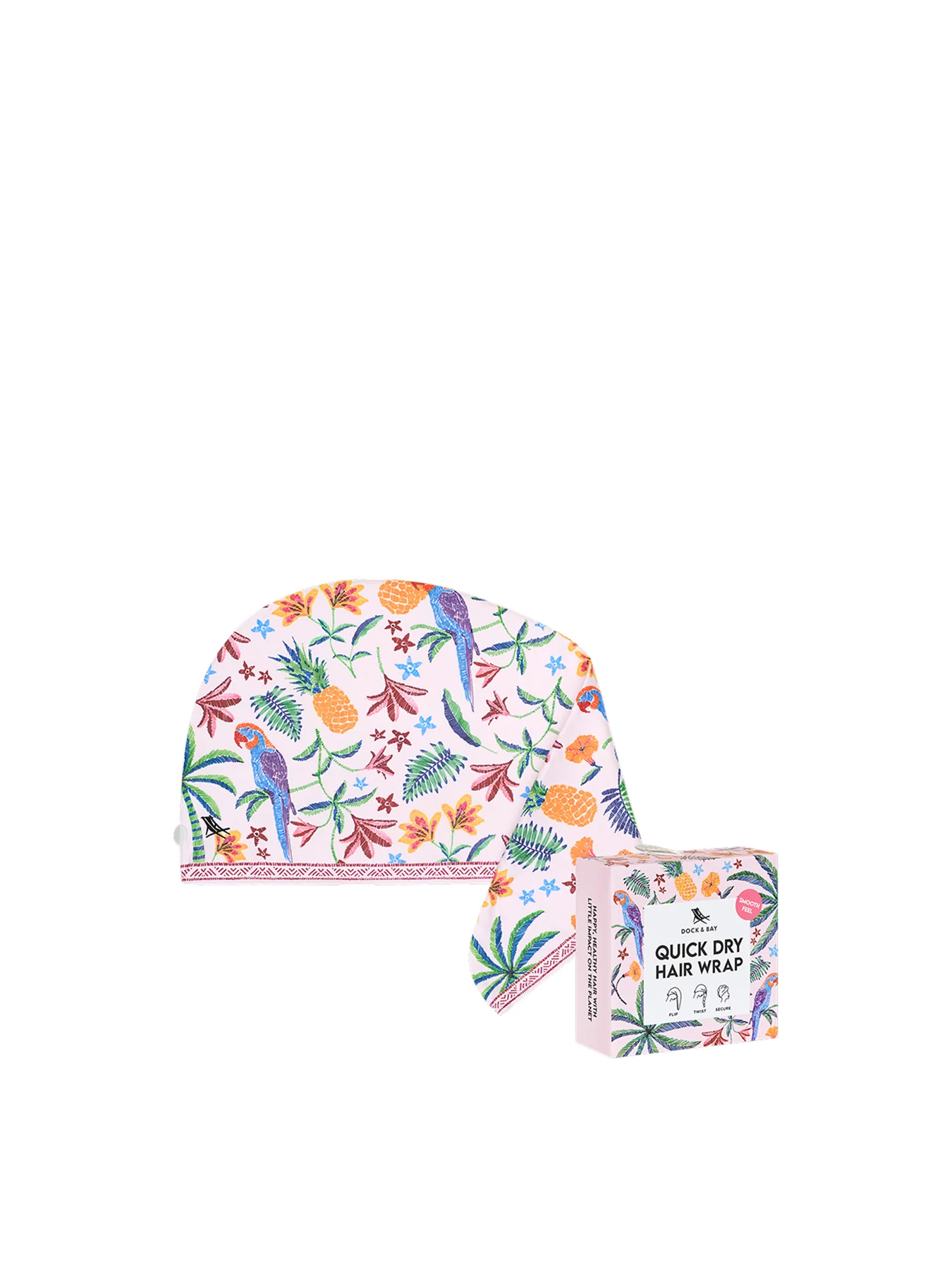 Suede Hair Wrap Pink - Image 2