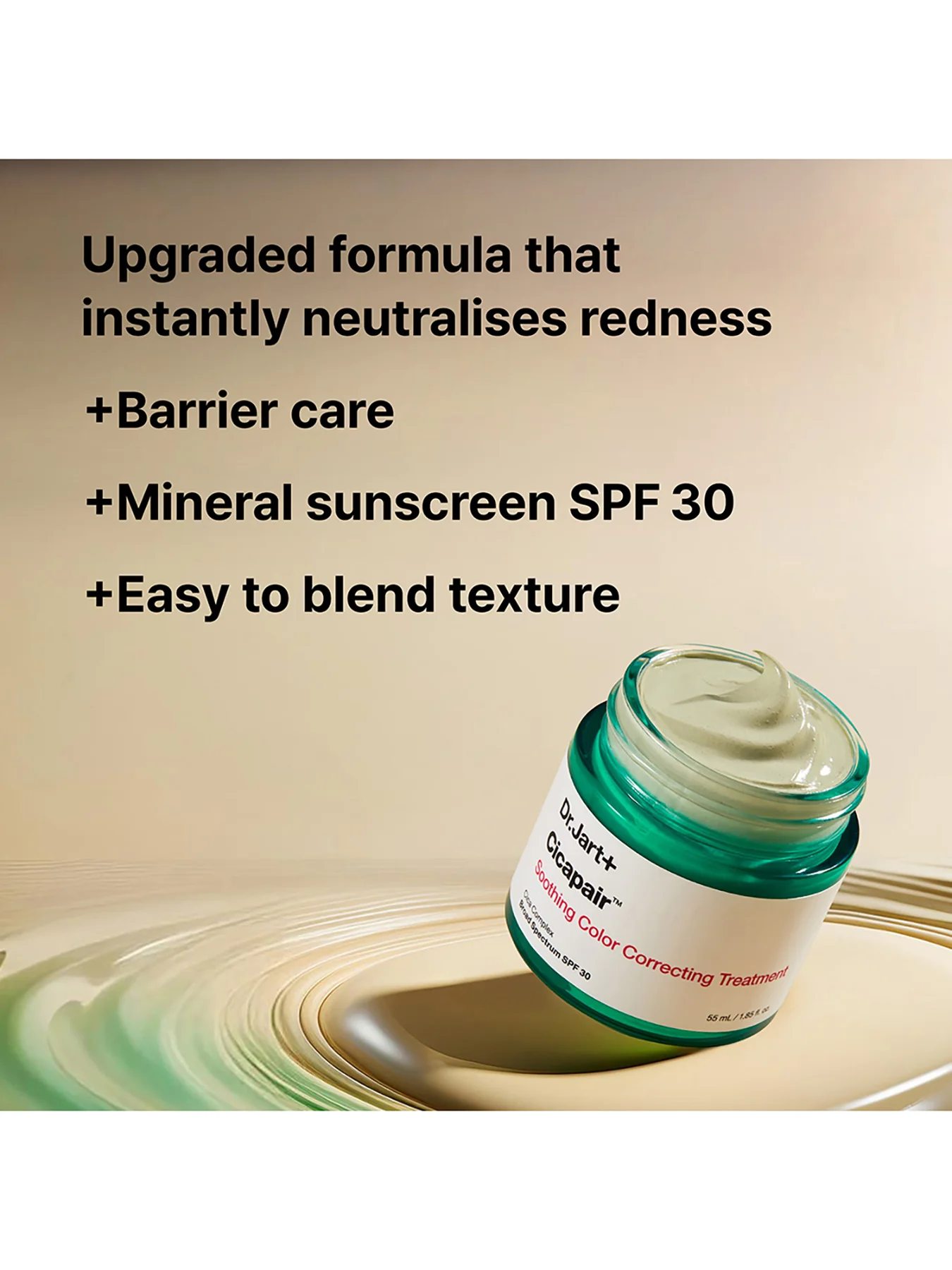 The Cicapair Soothing Color Correcting Treatment SPF 30 15ml - Image 3