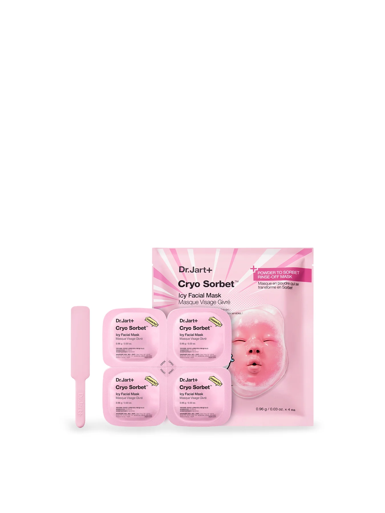 Cryo Sorbet Icy Facial Mask 4 Pack