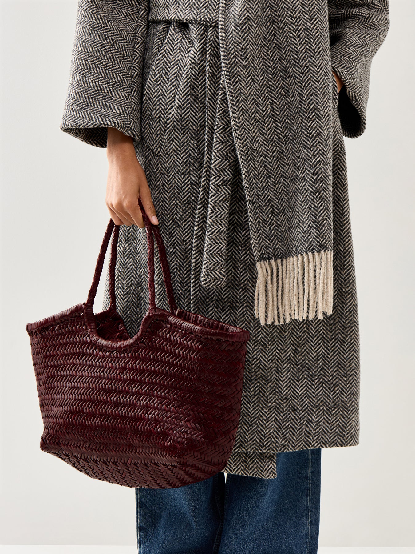 Nantucket Basket Bag Bordo - Image 2