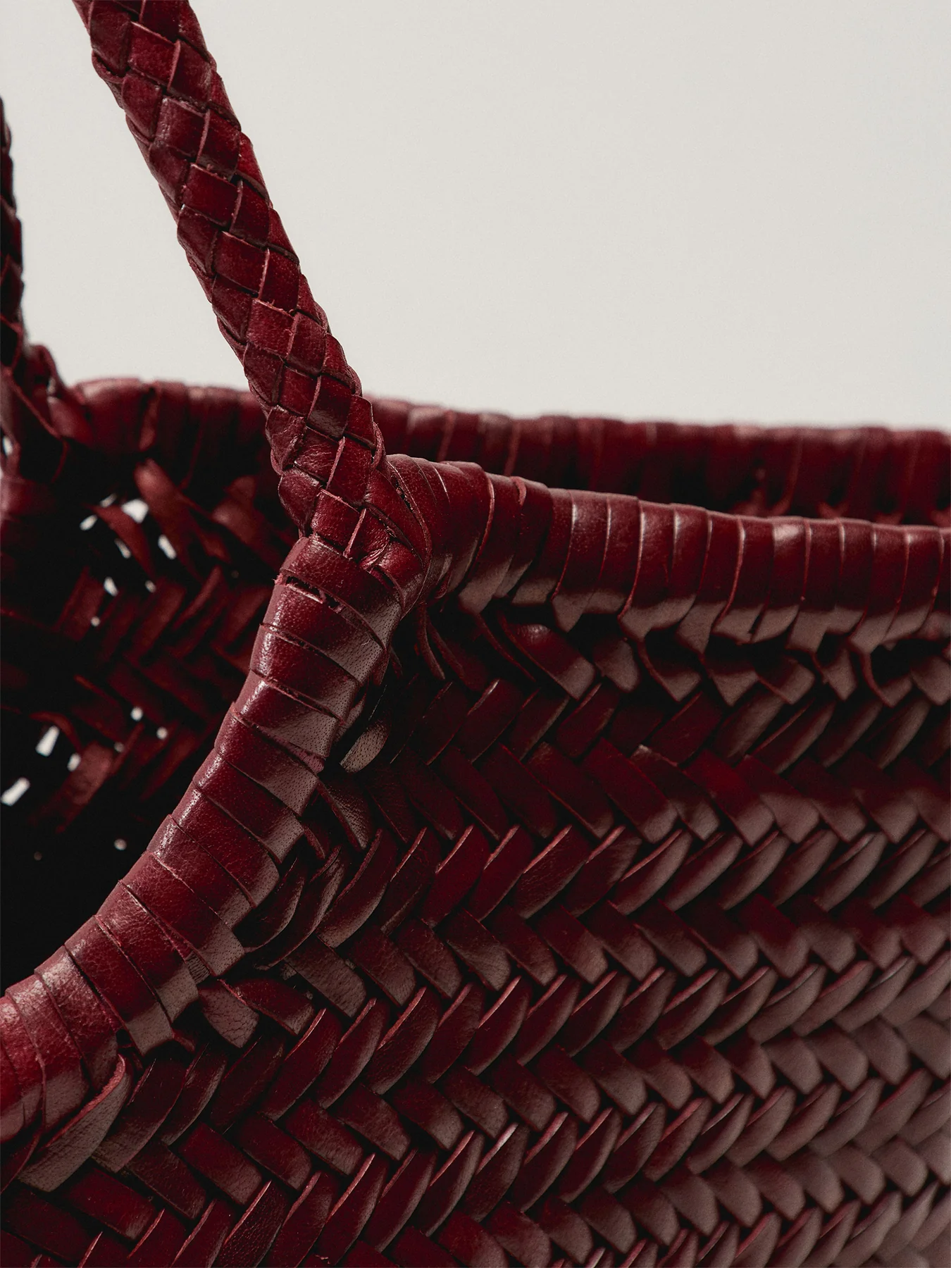 Nantucket Basket Bag Bordo - Image 5