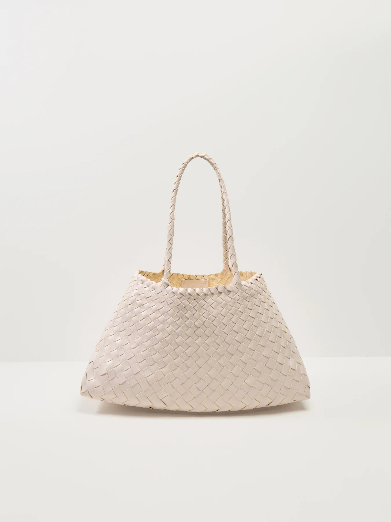 Santa Croce Big Leather Bag Sand - Image 3