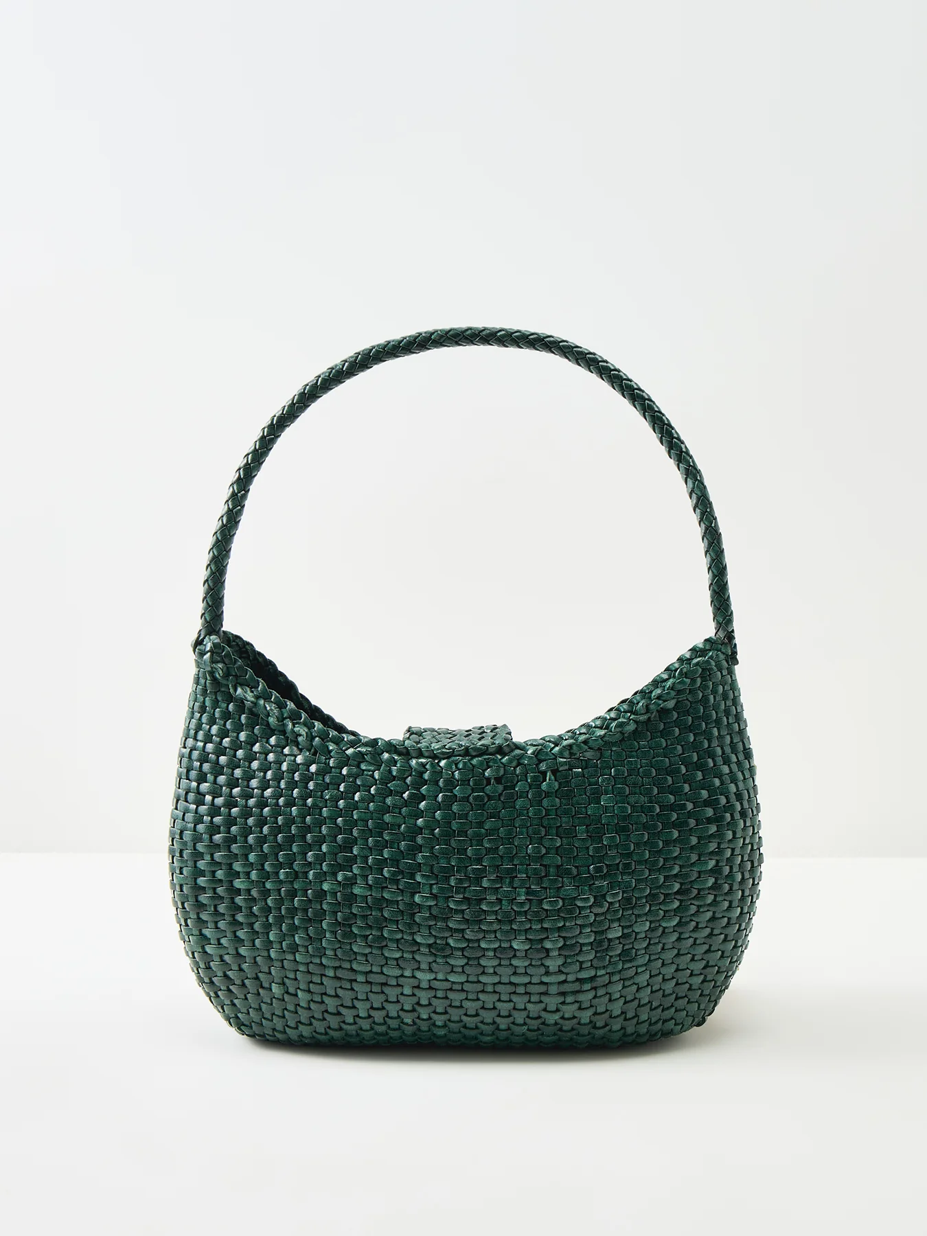 Dragon Diffusion x Rixo Saoirse Leather Shoulder Bag Green - Image 3