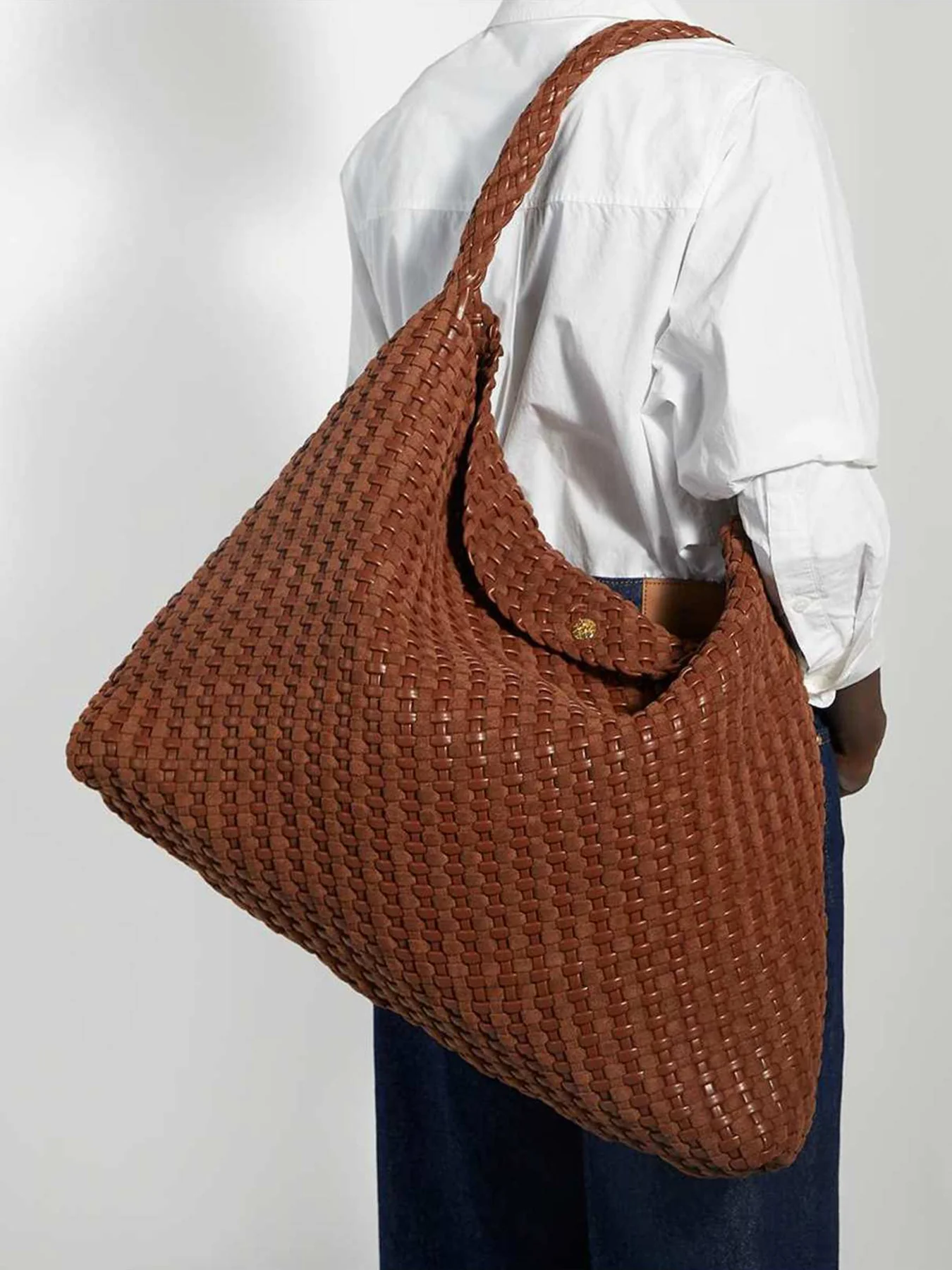 Deliberate XL Shoulder Bag Brown - Image 2
