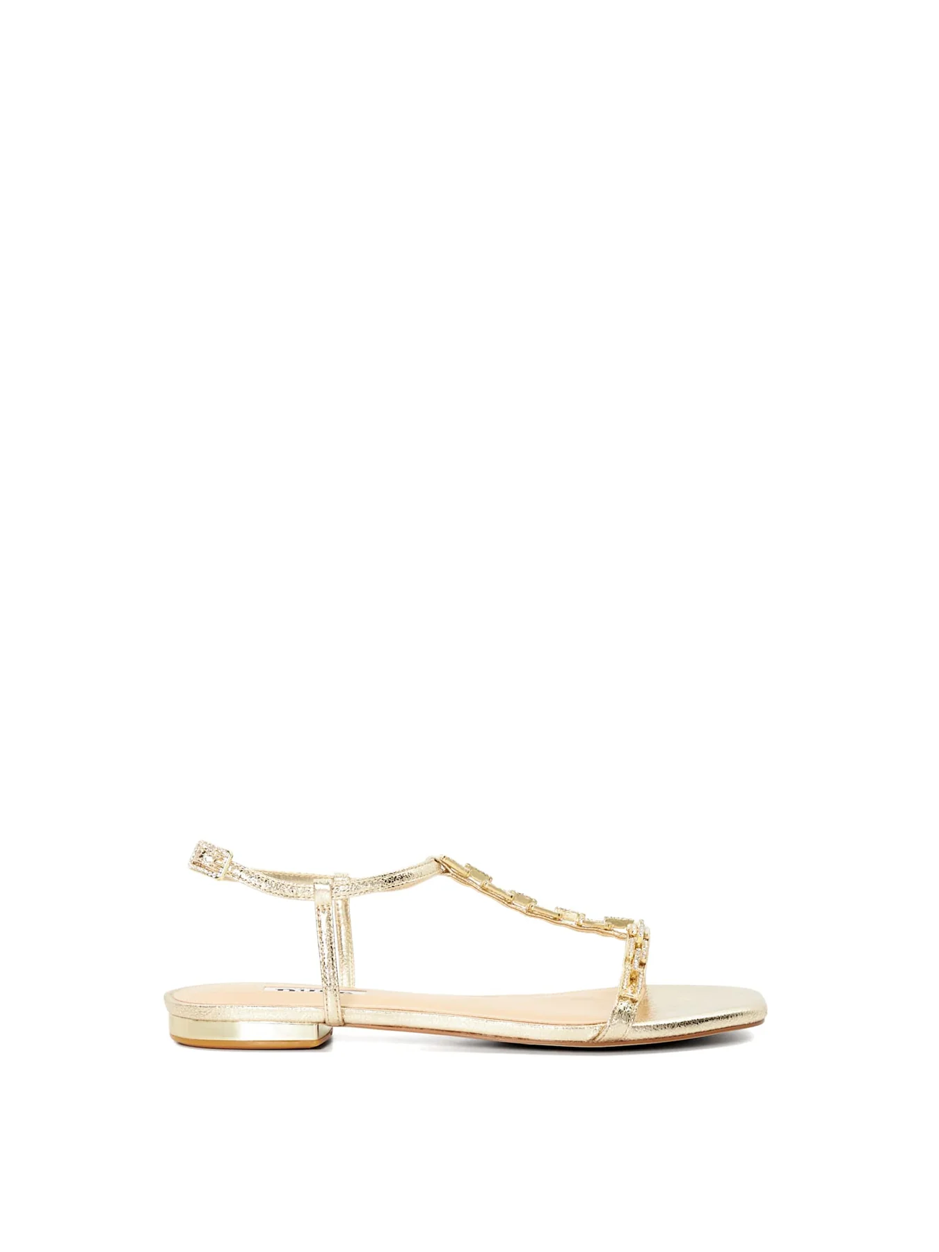 Nourish Heeled Sandals Gold