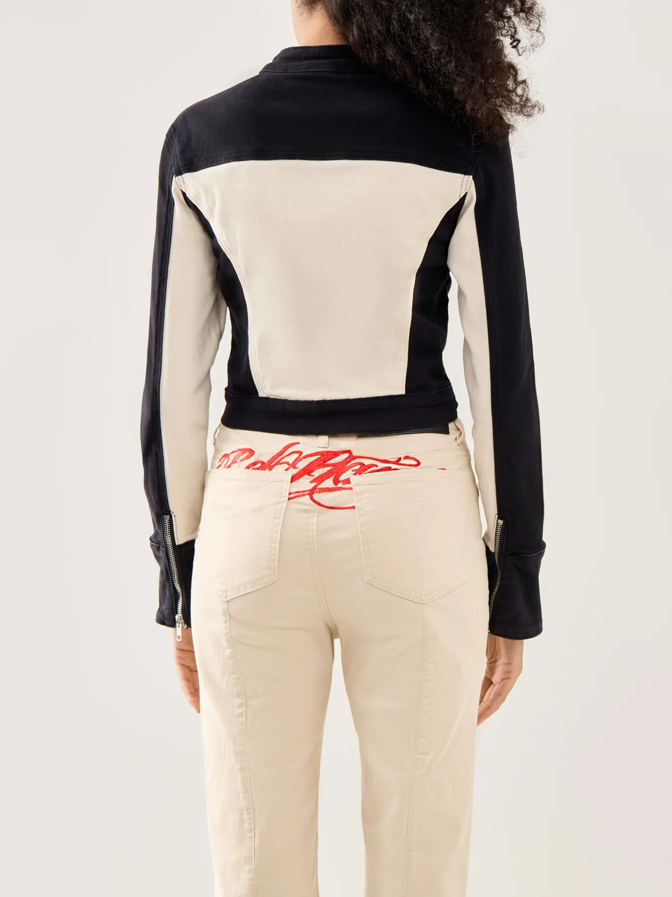 Ed Hardy Fitted Denim Jacket Black - Image 5