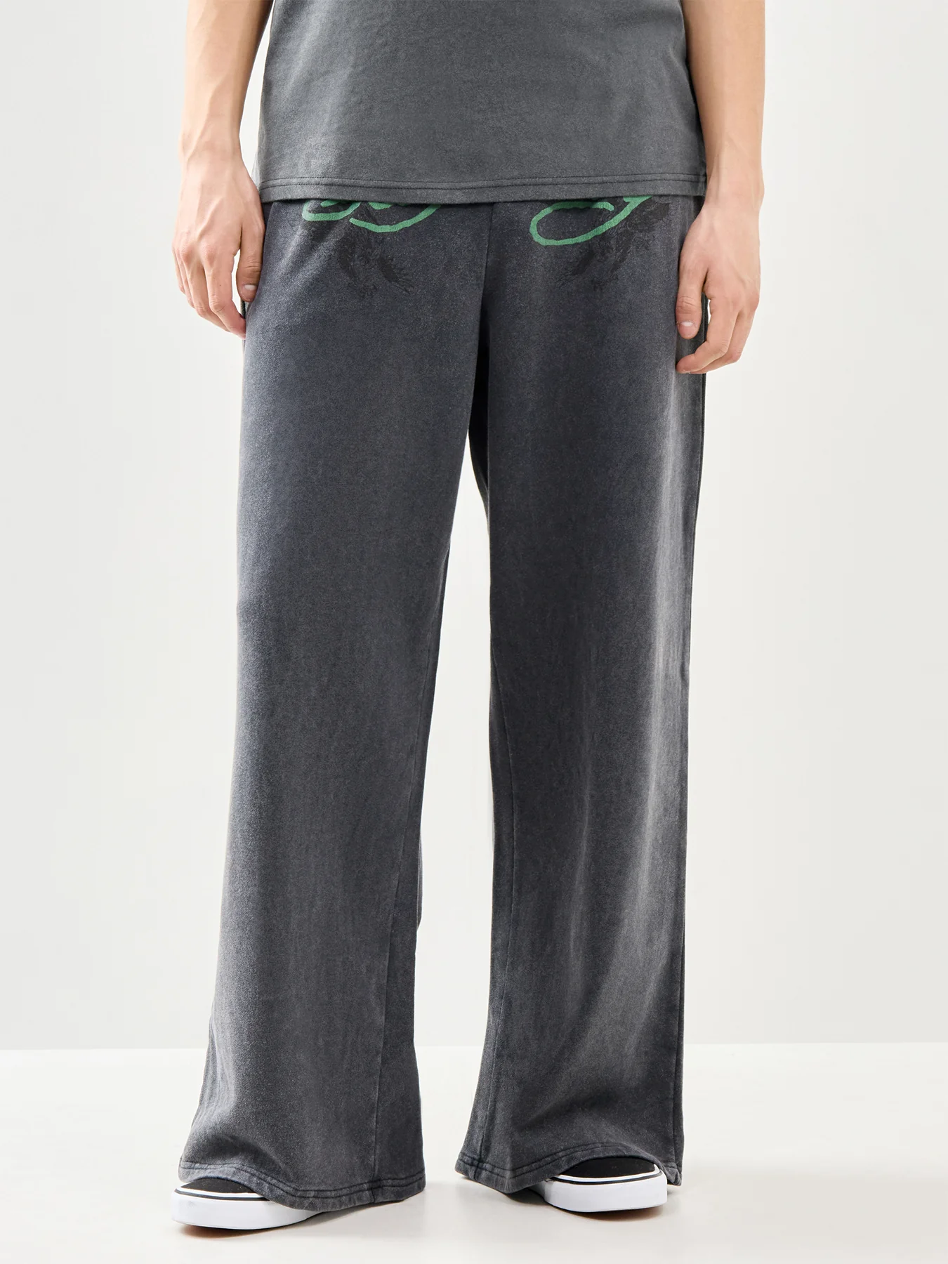 Tattoo Club Straight Leg Joggers Black - Image 4