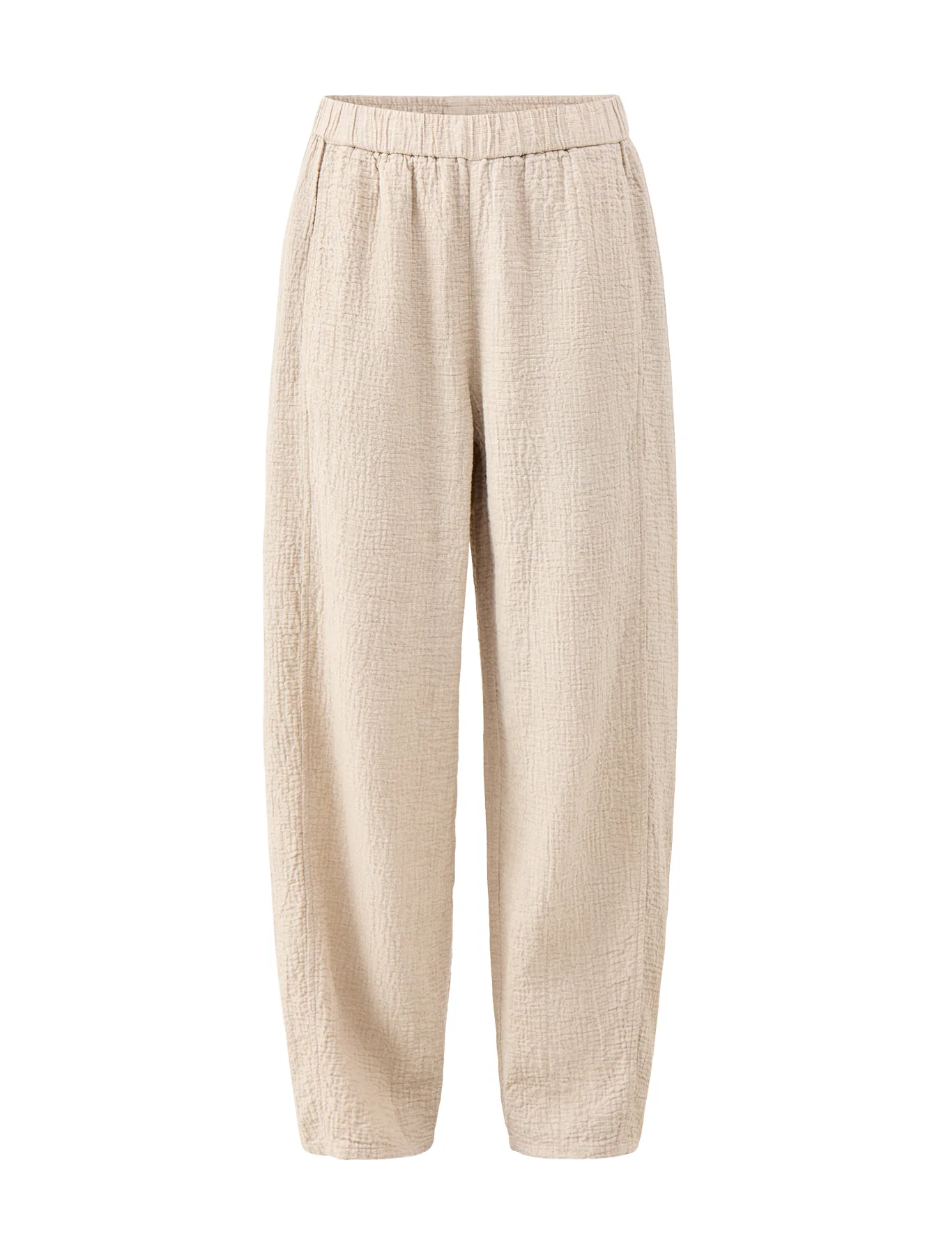 Lantern Ankle Pants Beige
