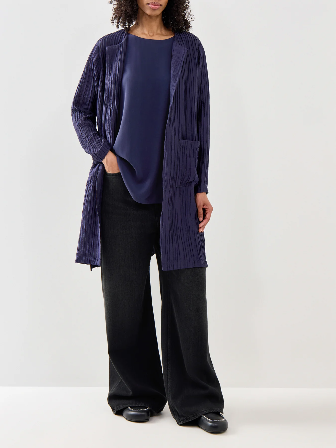 Sleeveless Tunic Navy - Image 2