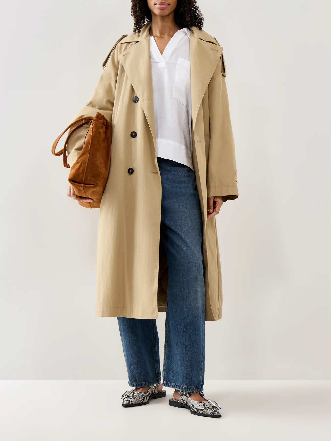 Classic Collar Pop-Over White - Image 2