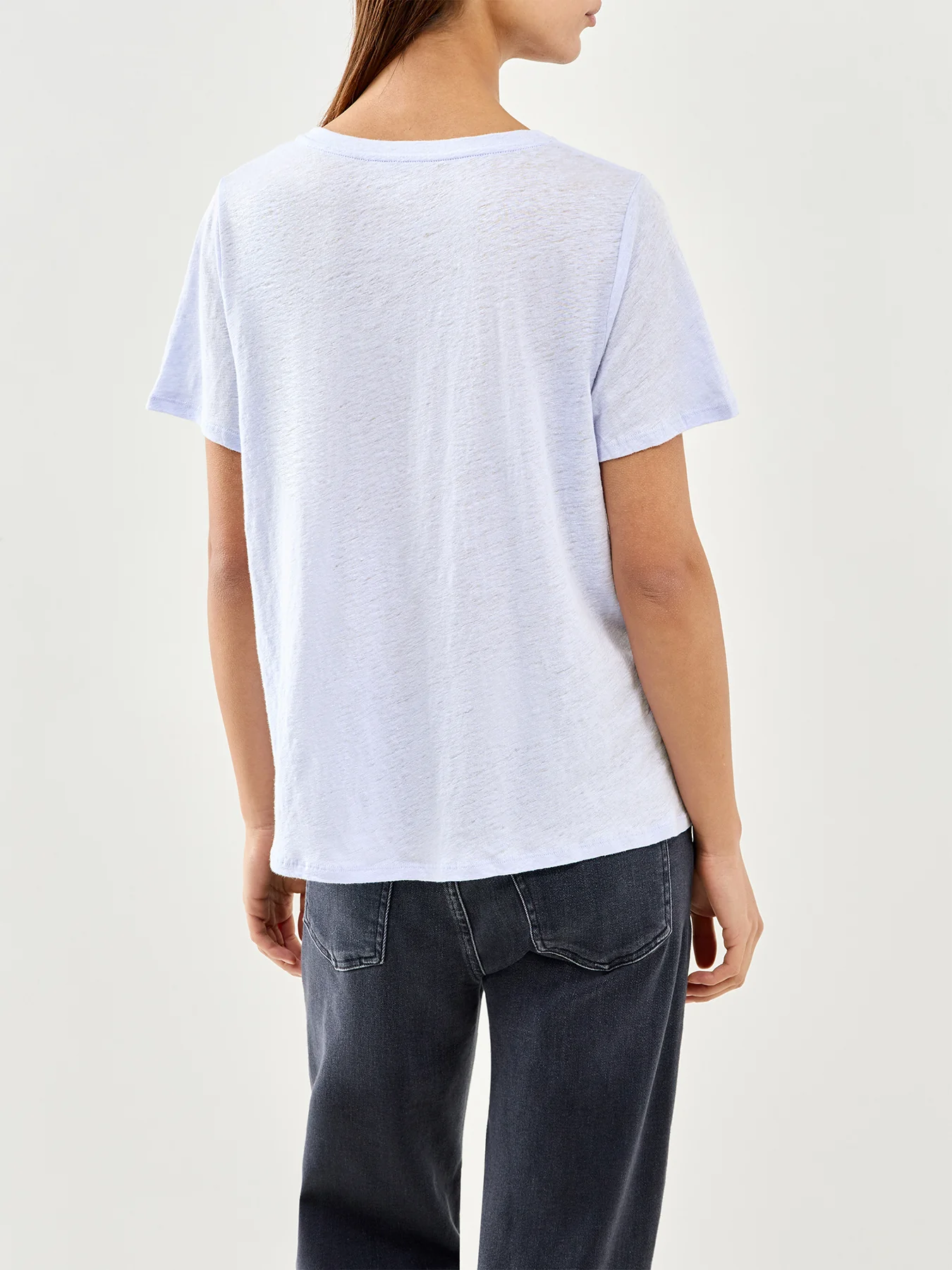 Crew Neck T-Shirt Blue - Image 5